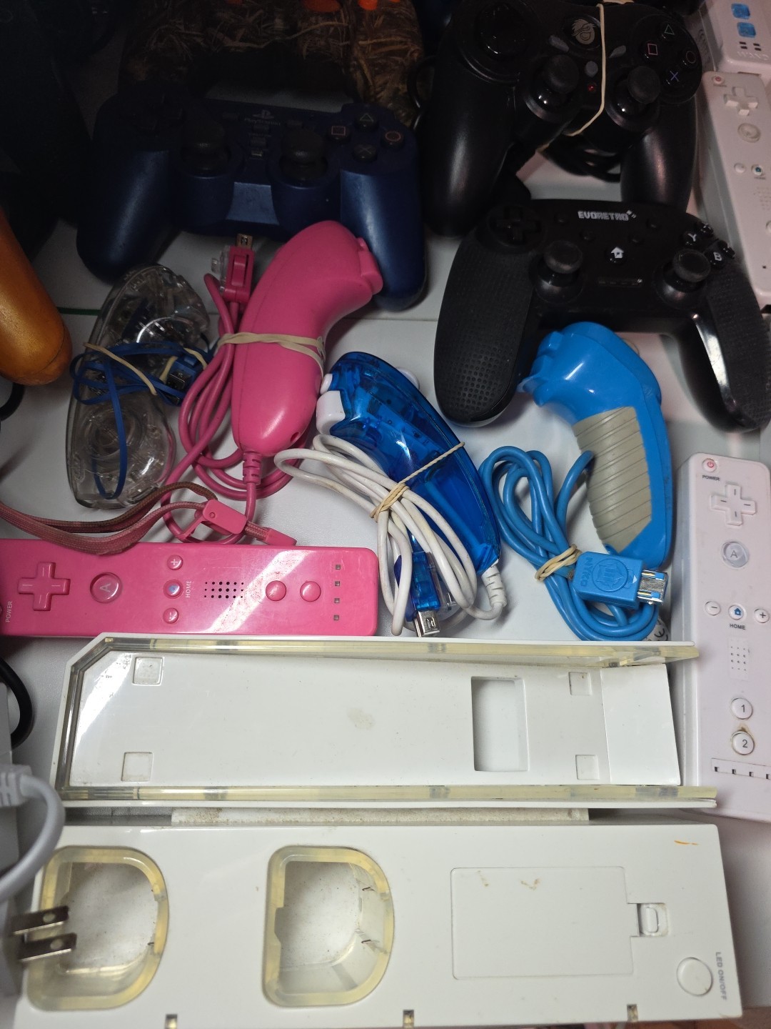 Lot Of 3rd Party Video Game Controllers & Accessories For Wii Xbox PS – Untested