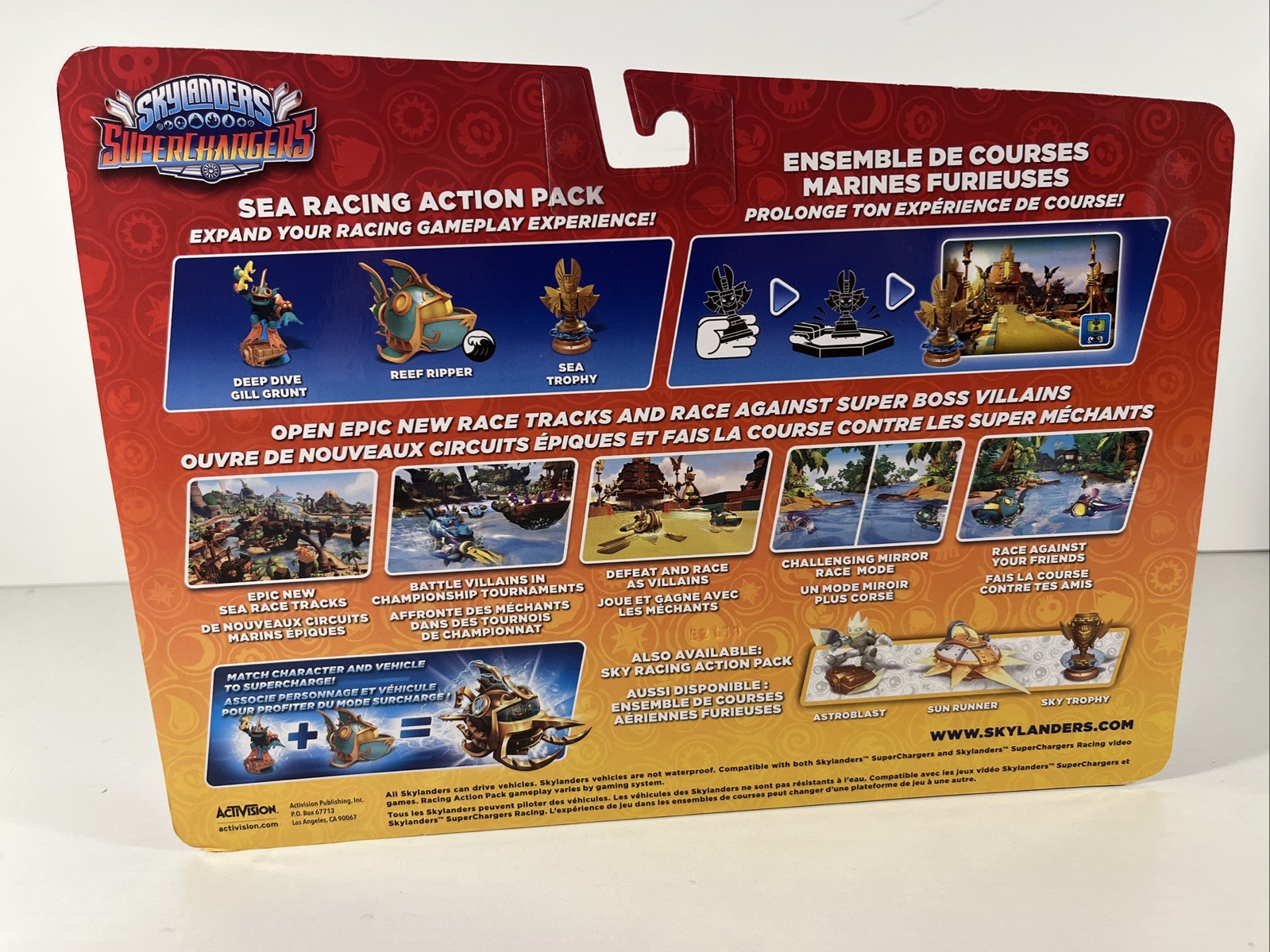 Skylanders Superchargers Sea Racing Action Pack Deep Dive Reef Ripper Sea Trophy