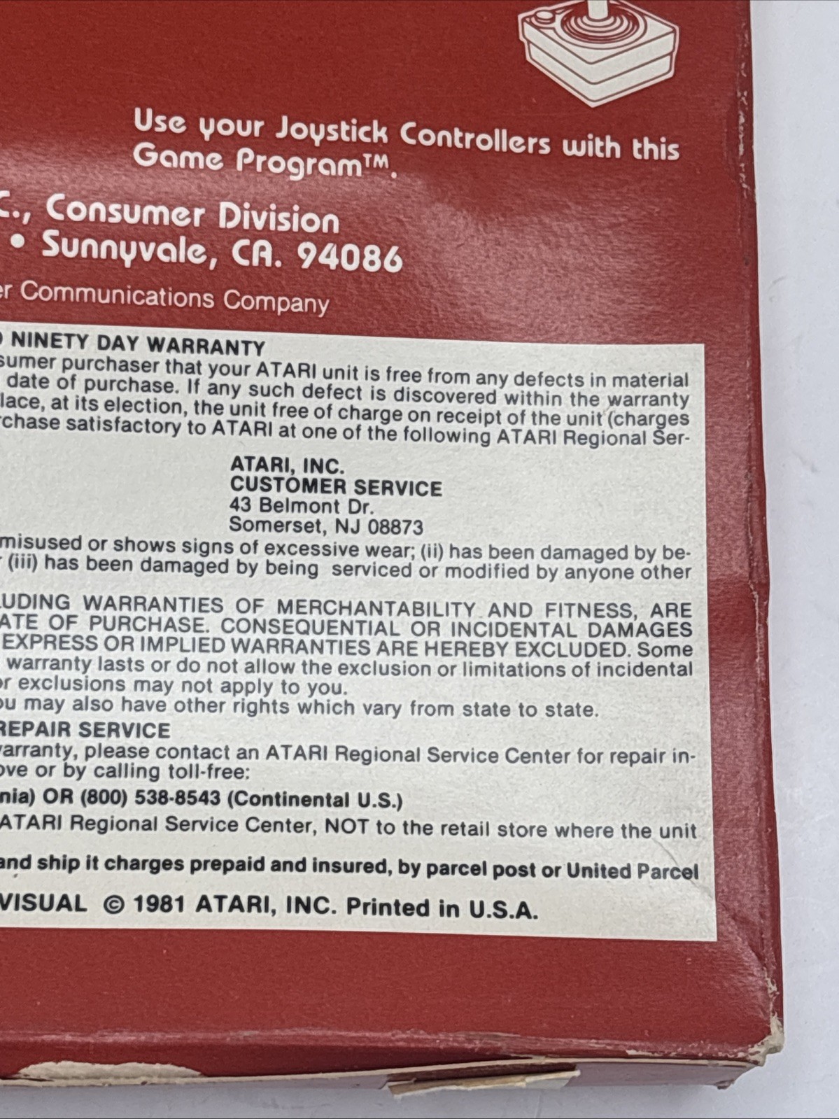 Atari 2600 1981 ASTEROIDS Video Game FACTORY SEALED Missing Outside Plastic Seal