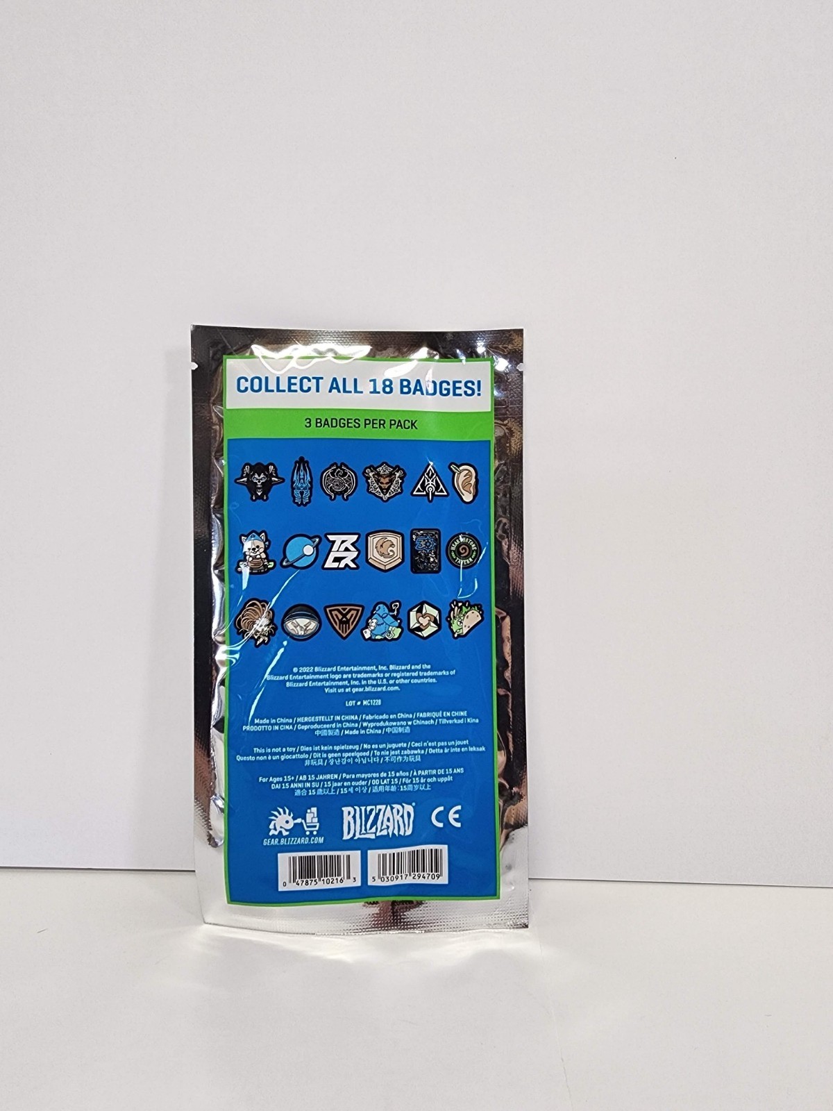 Lot of 2 Blizzard Badge Booster Pack Series 5 – 3 Badges ea – Collect All 18 NEW
