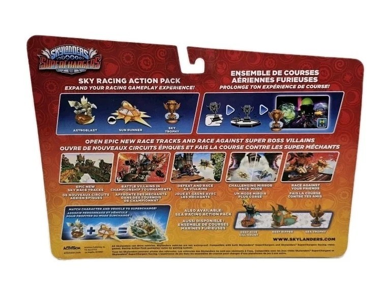 Skylanders Superchargers Sky Racing Action Pack Astroblast Sky Trophy Sun Runner