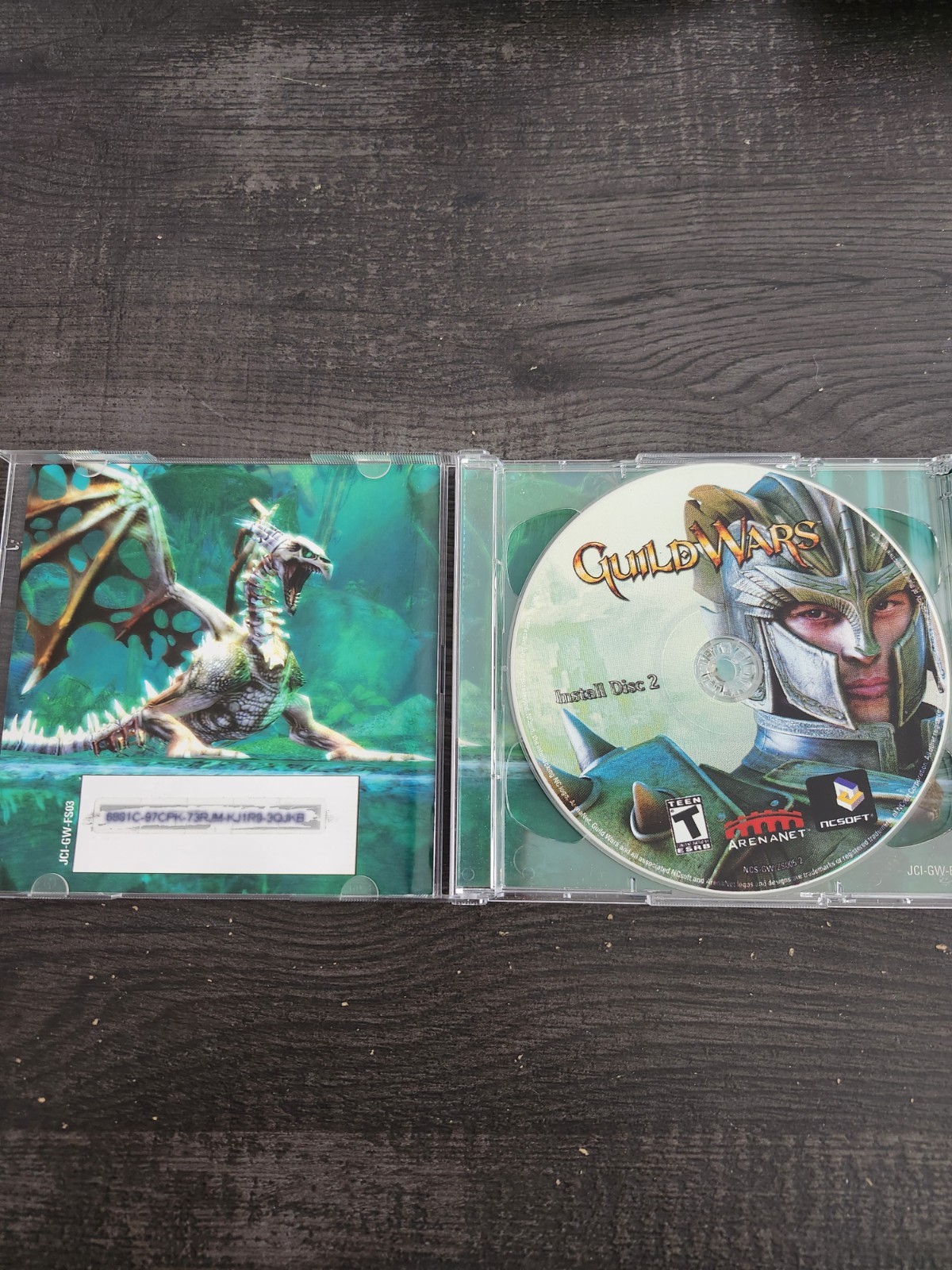 NCsoft Guild Wars (PC, 2005) CD-ROM w/ Manual