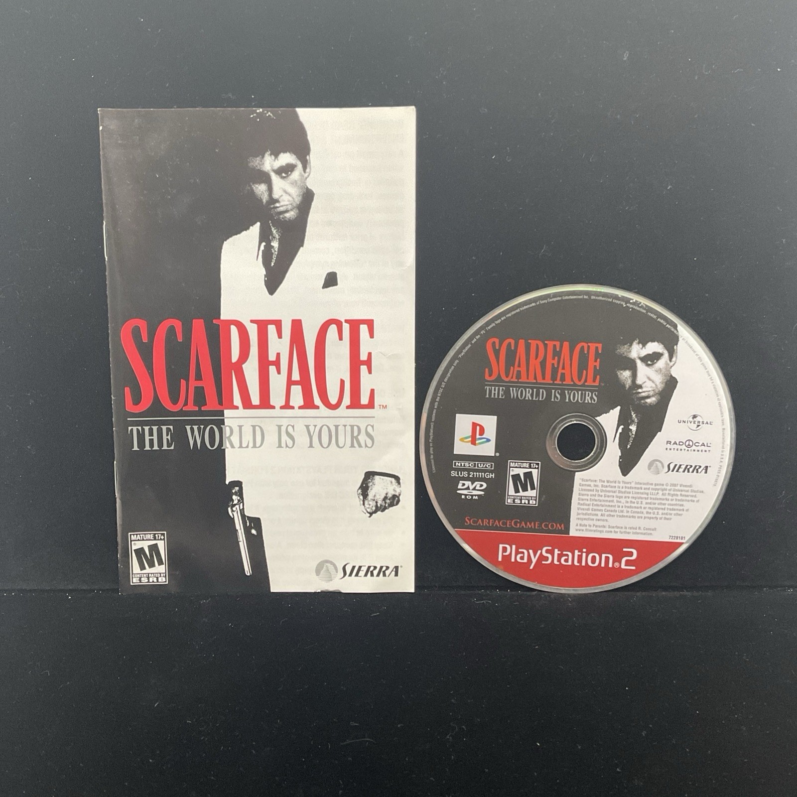 Scarface: The World is Yours GH (PS2) Tested & CIB Clean 1 YR Warranty Refurbish
