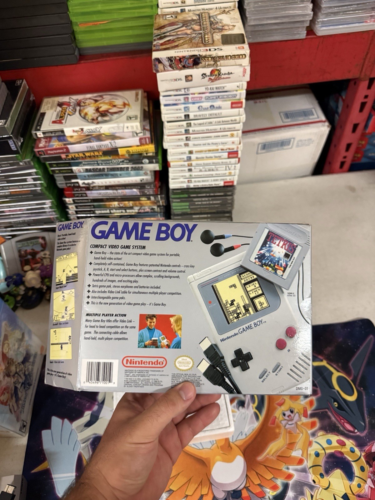 1989 Nintendo Game Boy Console DMG-01 Complete Box w/ Tetris & Manual CIB Works