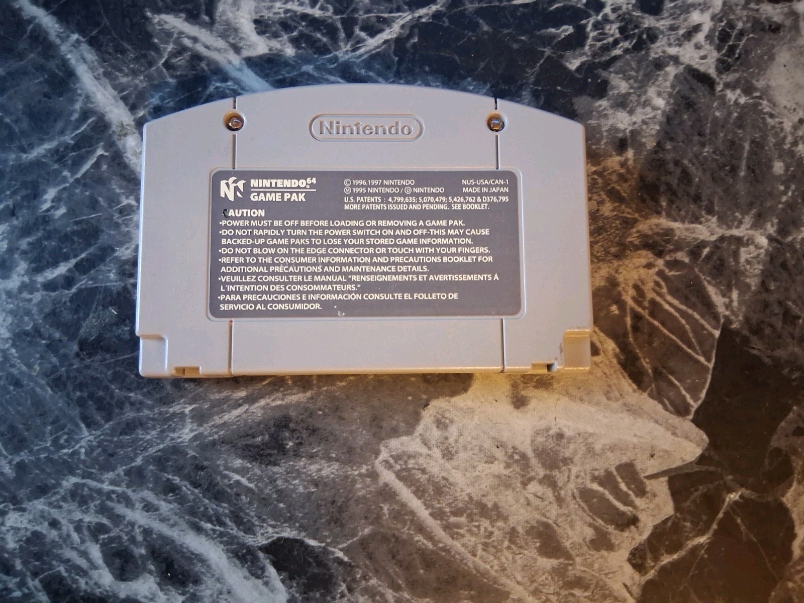 Duke Nukem 64 N64 Authentic Contacts Cleaned