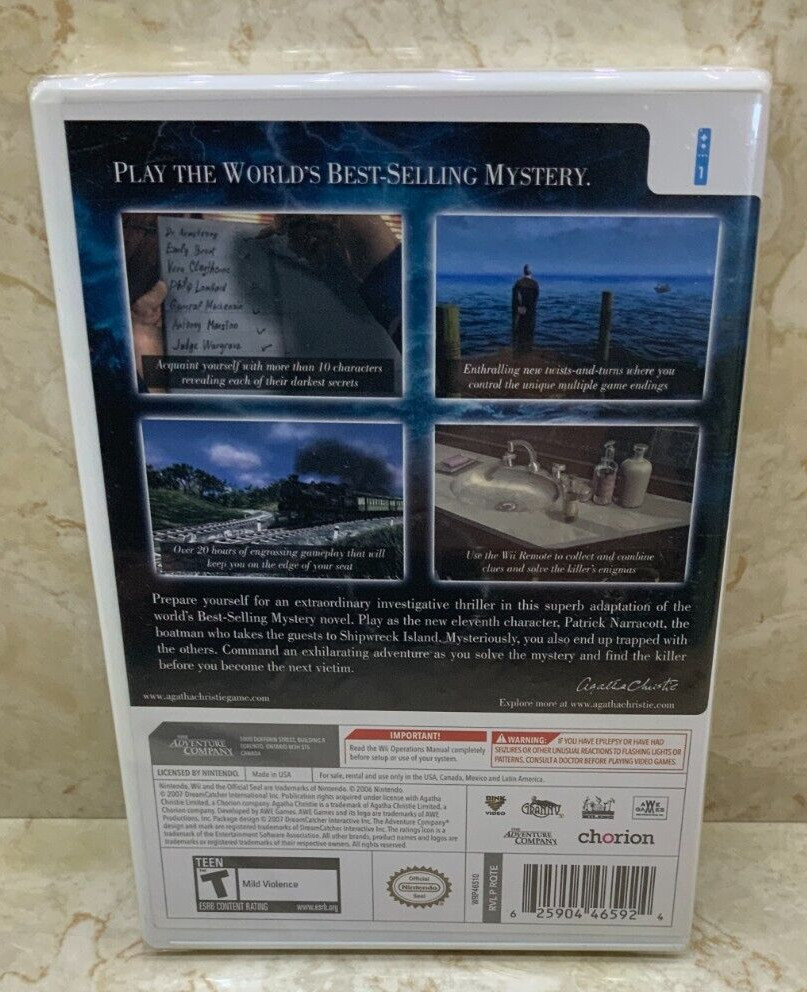 Agatha Christie: And Then There Were None (Nintendo Wii, 2008)