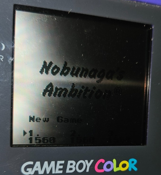 Nobunaga’s Ambition Cartridge Only Authentic Nintendo Game Boy New Battery USA