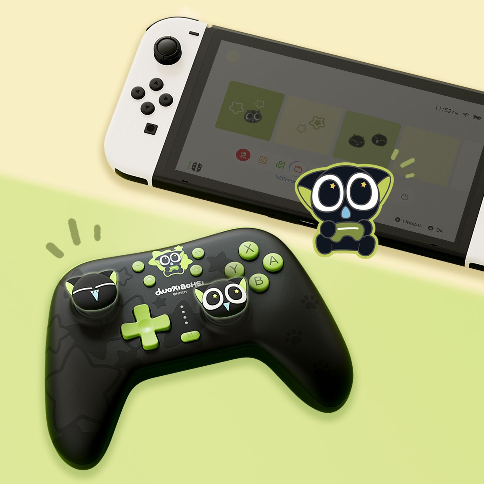 GeekShare Switch Controller Hall Effect Controllers Wireless for PC,Android,iOS