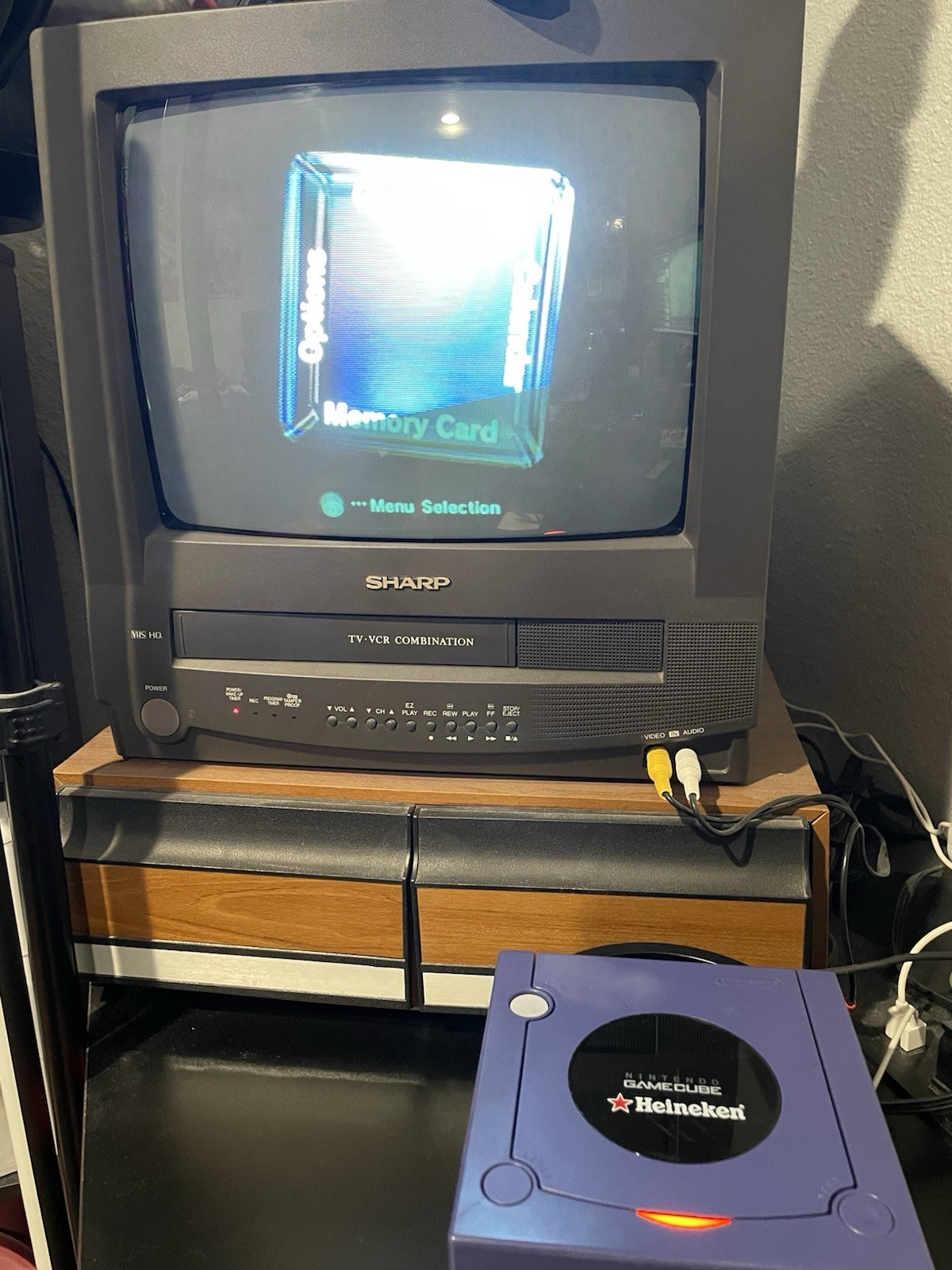 2002 Nintendo Heineken GameCube Indigo Purple Console Limited to 50 Promo