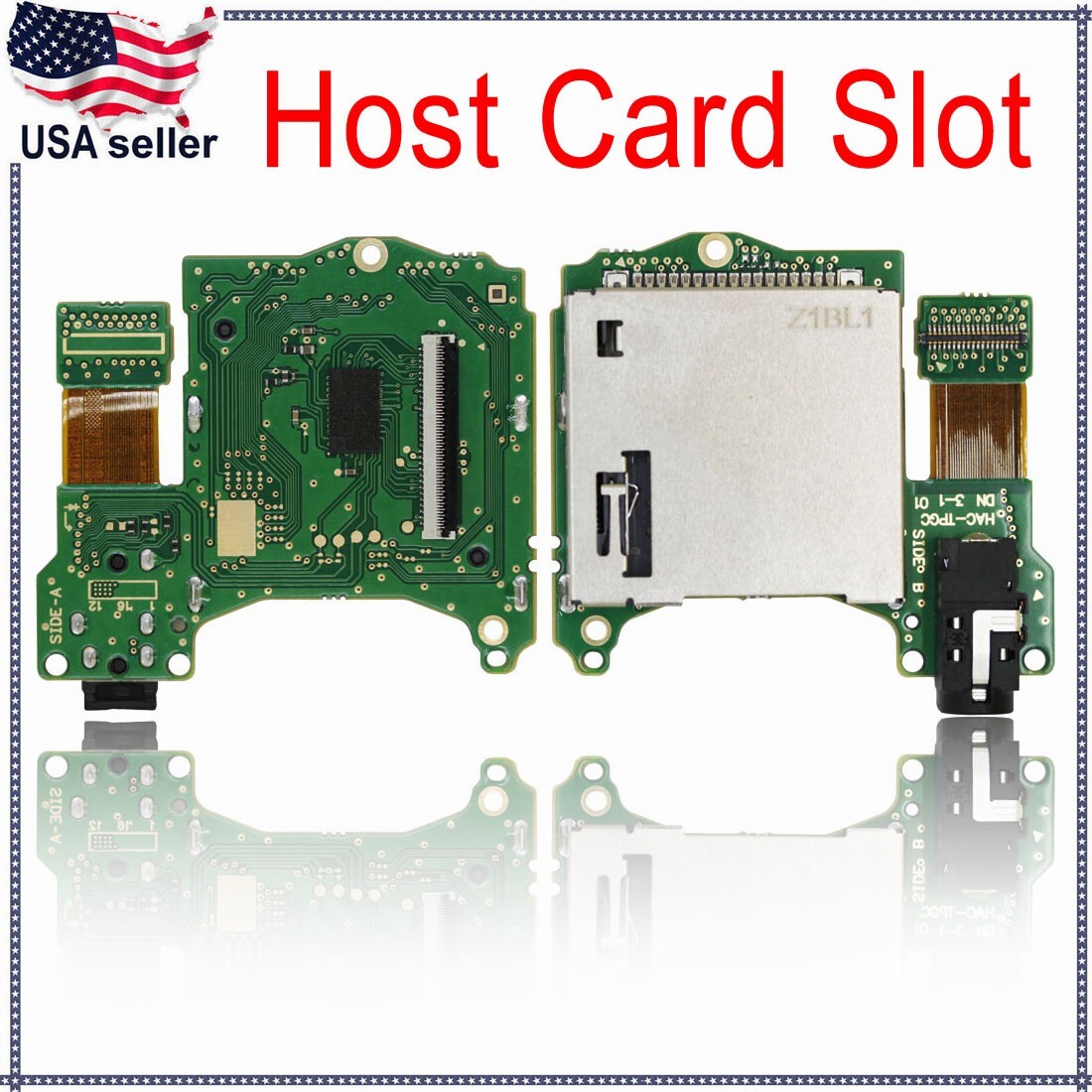 Game Cartridge Card Slot Reader Board Headphone Audio Jack For Nintendo Switch