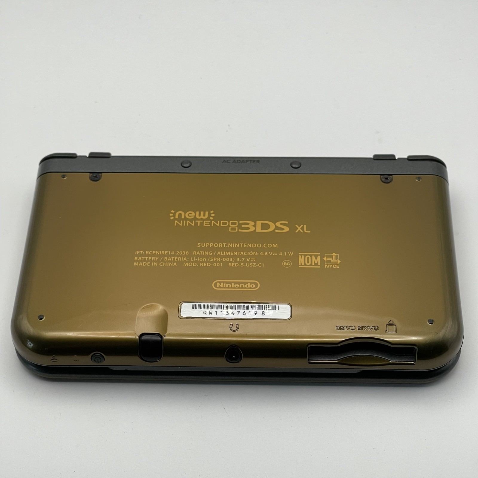 Nintendo New 3DS XL Hyrule Edition Gold Handheld System- CIB- Bottom IPS?