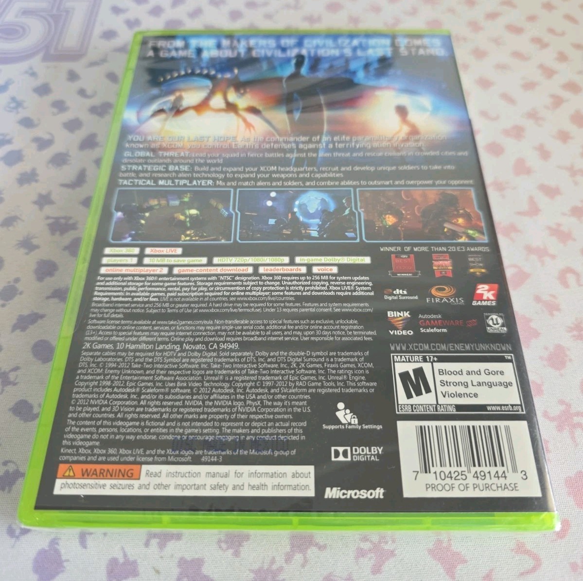 XCOM: Enemy Unknown (Xbox 360) – SHIPS TODAY!