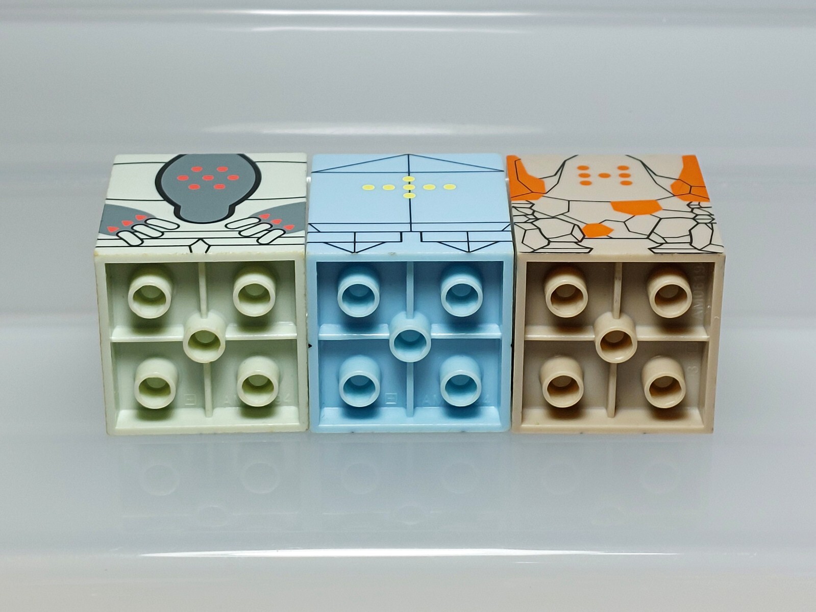 Registeel Regice Regirock Chara Blok Mega Bloks Lego Set Bandai 2005 Japan 1.6in