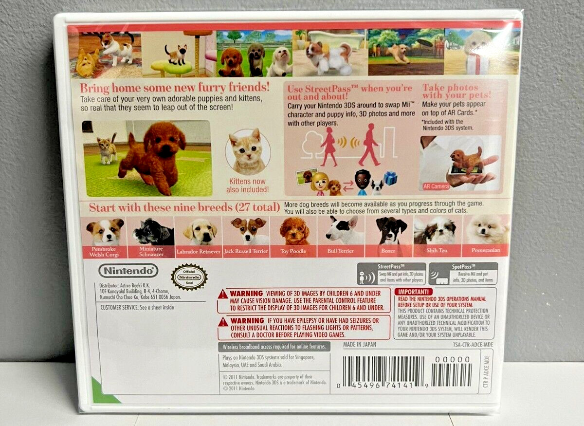Nintendogs + Cats: Golden Retriever + Toy Poodle+ French Bulldog and New Friends