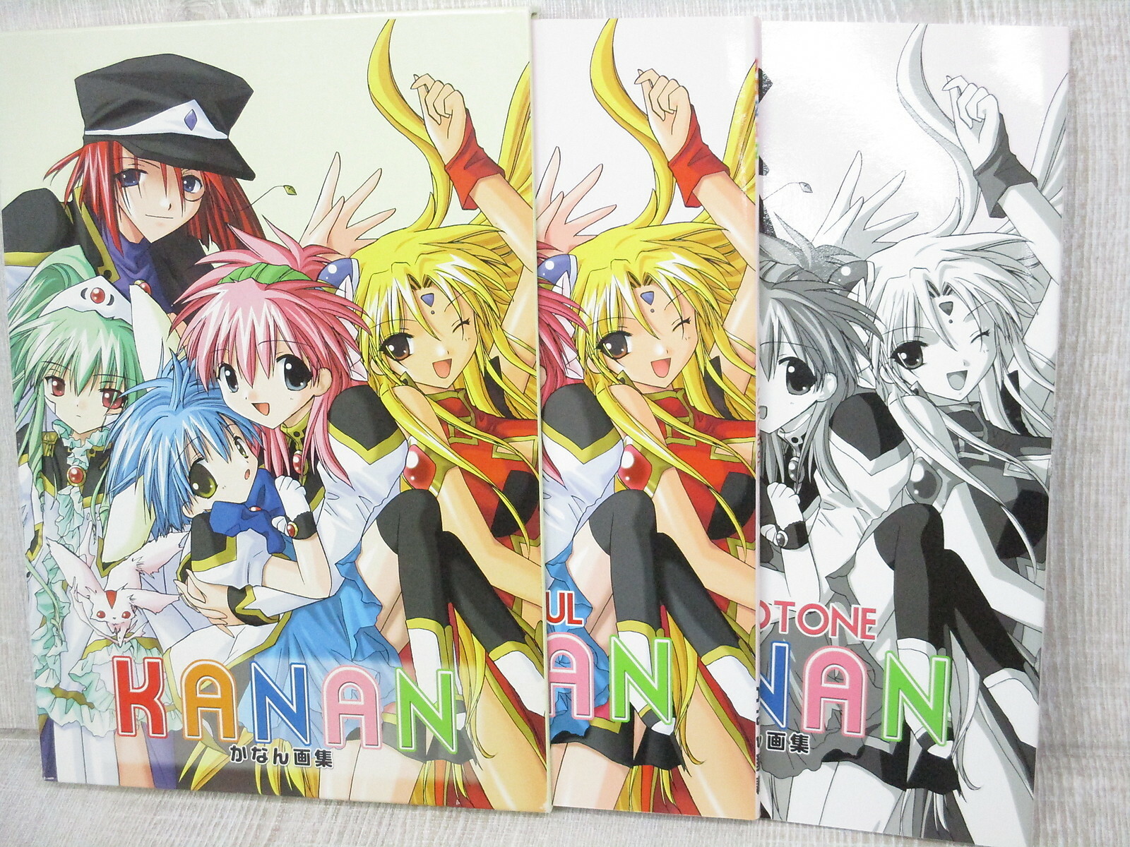 KANAN Art Set Illustration Book 2002 Galaxy Angel Pia Carrot GameBoy Fan Japan