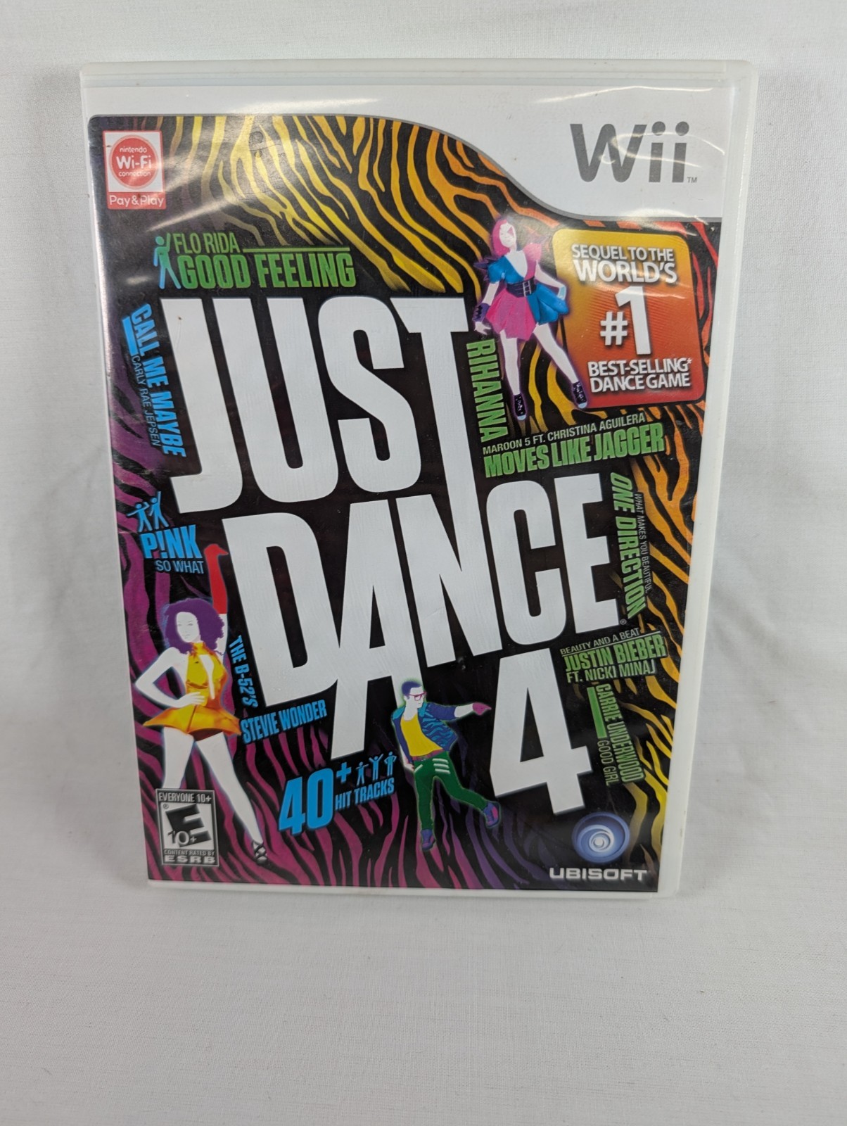 Just Dance 4 (Nintendo Wii, 2012) Complete CIB w/Manual Pre-owned