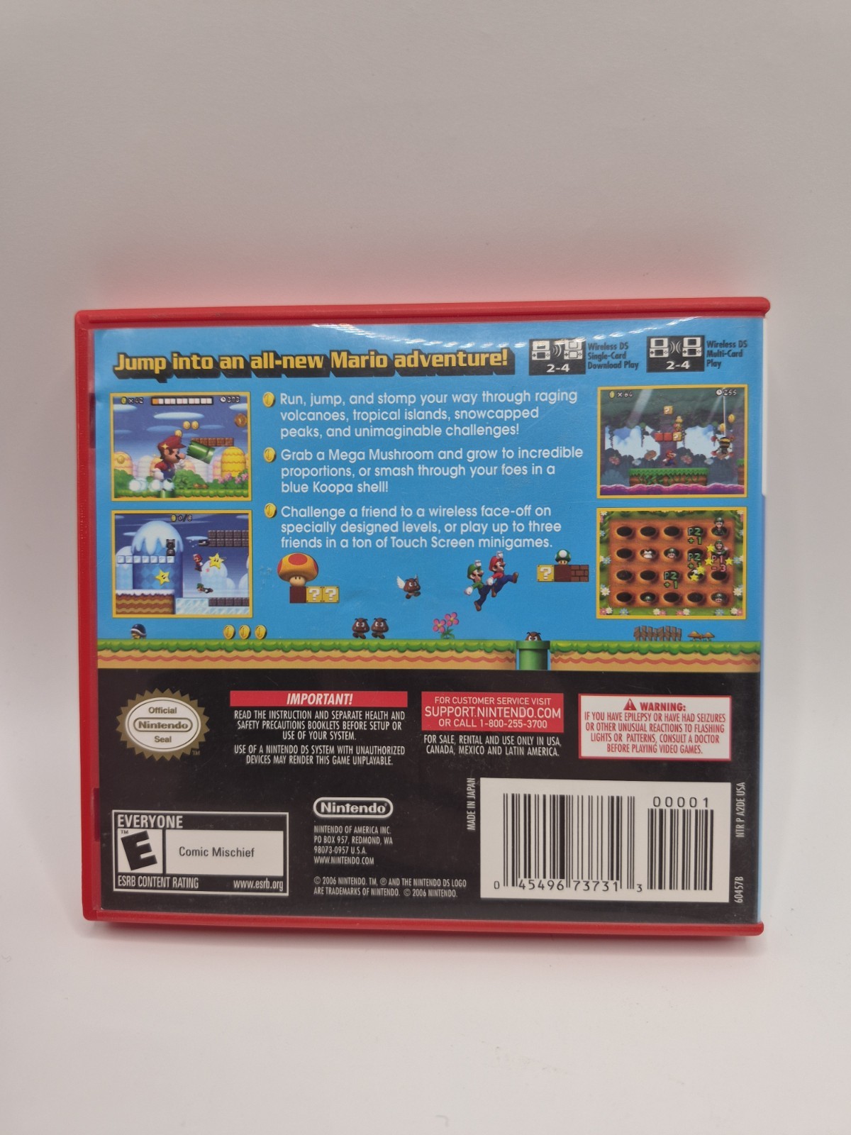 New Super Mario Bros. (Nintendo DS, 2006) Tested CIB W/ Inserts Mint Retro Rare