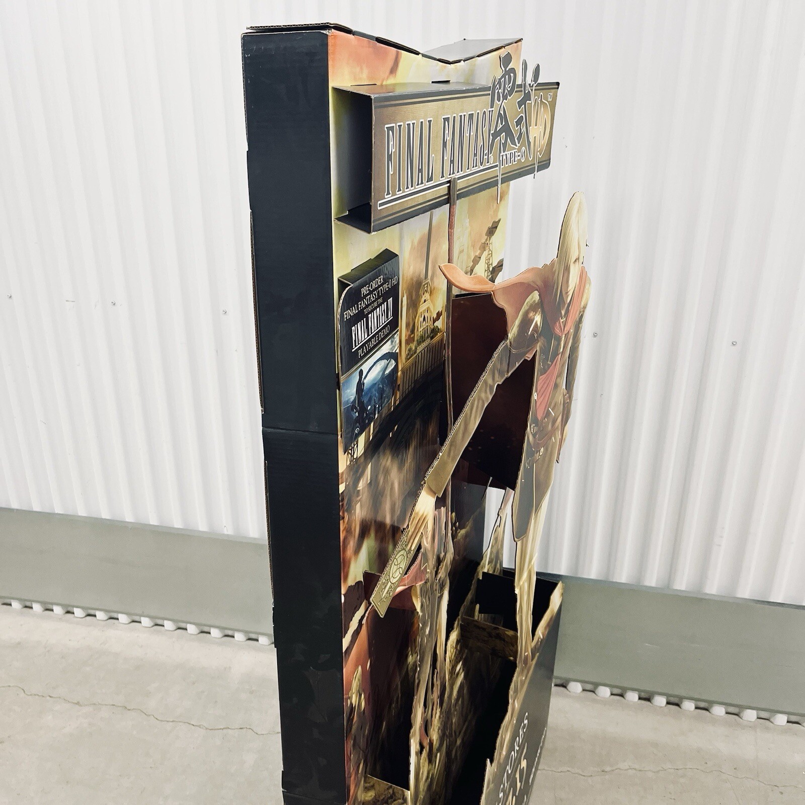 Final Fantasy Type O Standee Store Display XBOX PS4 3D 2015 Game Stop Authentic