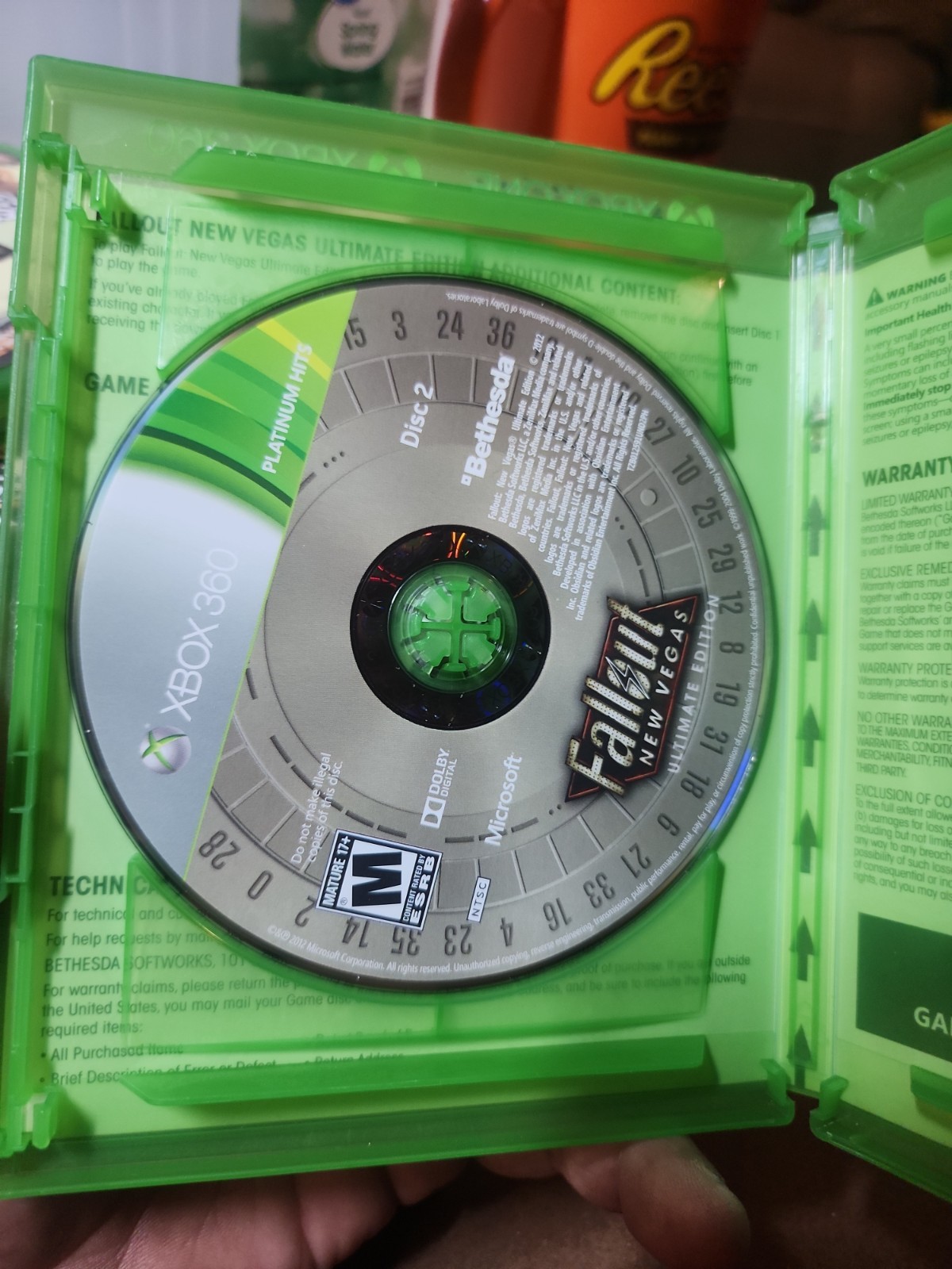 Fallout New Vegas Ultimate Edition Xbox One Xbox 360 Bethesda Disc 2 ONLY!!!!!!