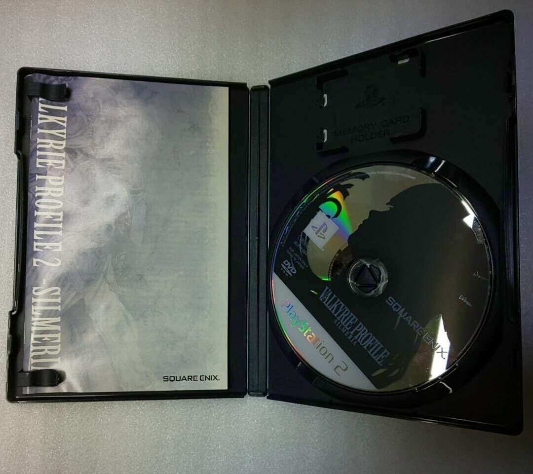 Lot 2 Valkyrie Profile 1 & 2 Silmeria set PS1 PS2 Playstation 2 Japan ver