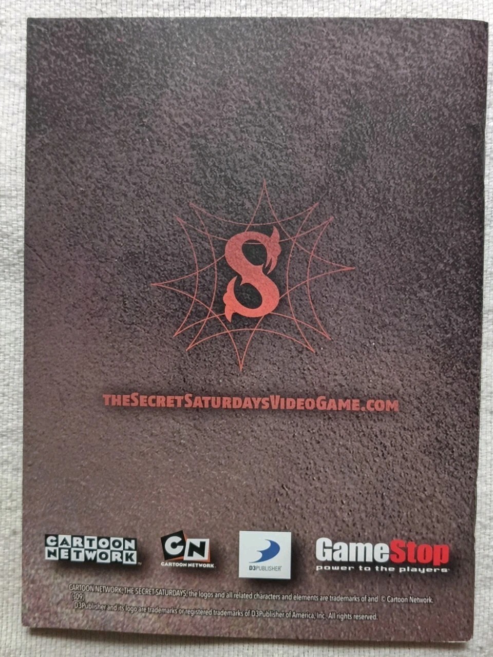 The Secret Saturdays Beasts of the 5th Sun Game Passport Promo Booklet GameStop