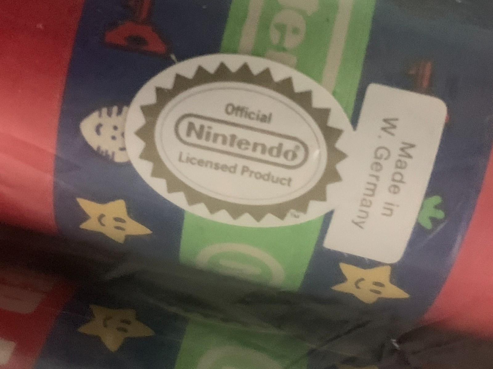NES Nintendo Super Mario Bros Sealed Paper Streamers Made In W. Germany 1980