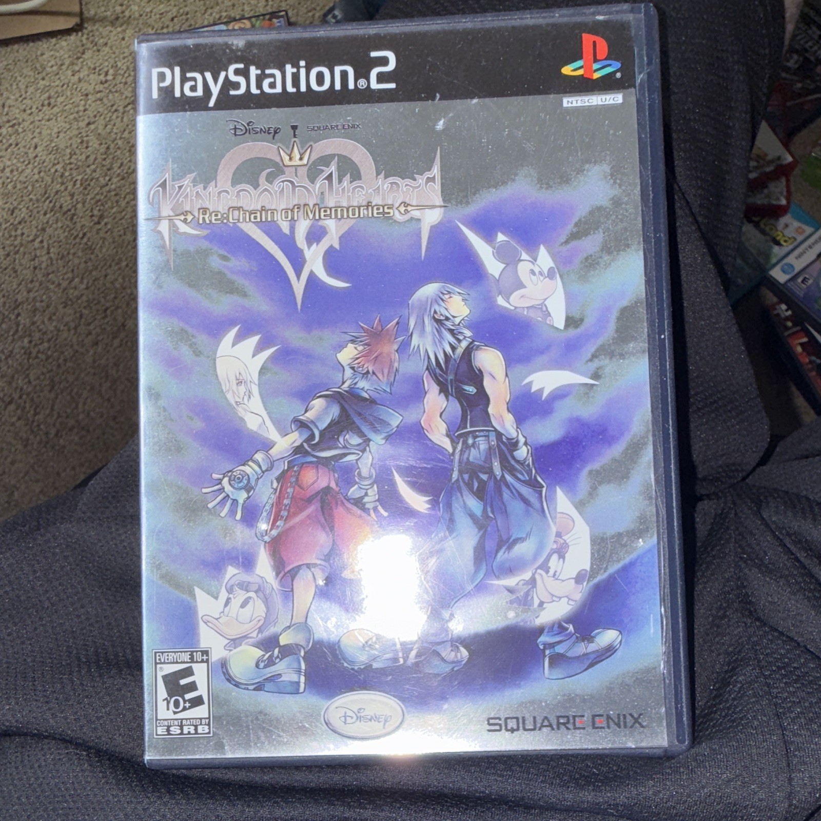 Square Enix Kingdom Hearts Re: Chain of Memories PS2 2008 E10+ NTSC-U/C Manual