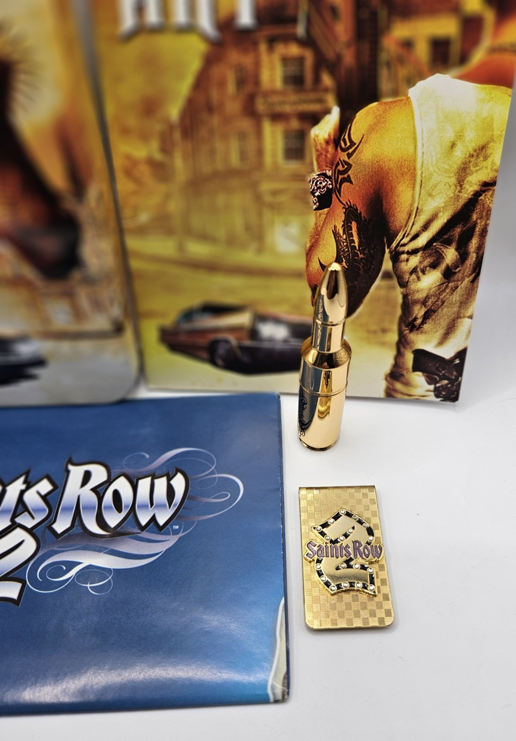 Saints Row 2 Collectors Edition PS3 Playstation Steelbook USB Money Clip NO GAME