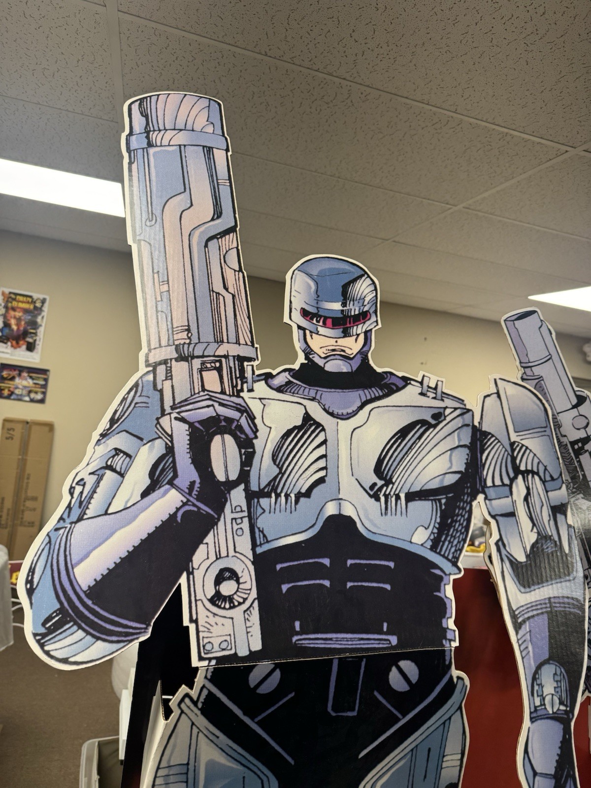 SNES Robocop vs Terminator RARE 7ft STORE DISPLAY STANDEE NINTENDO