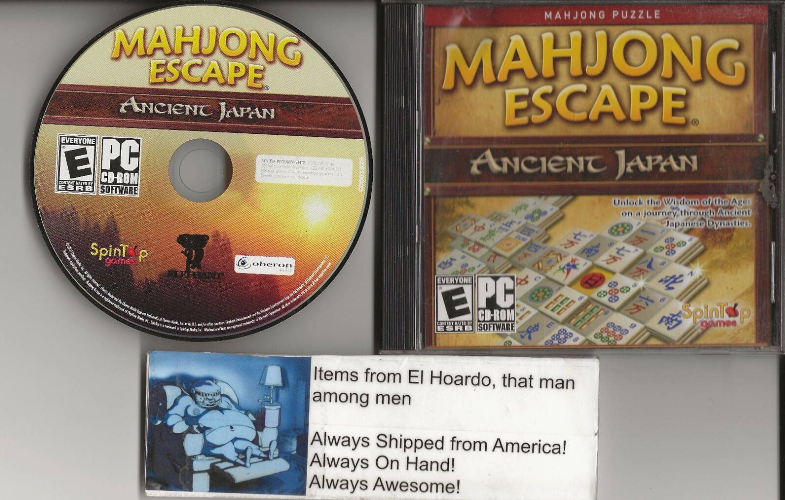 Mahjong Escape Ancient Japan in Jewel Case Good Condition