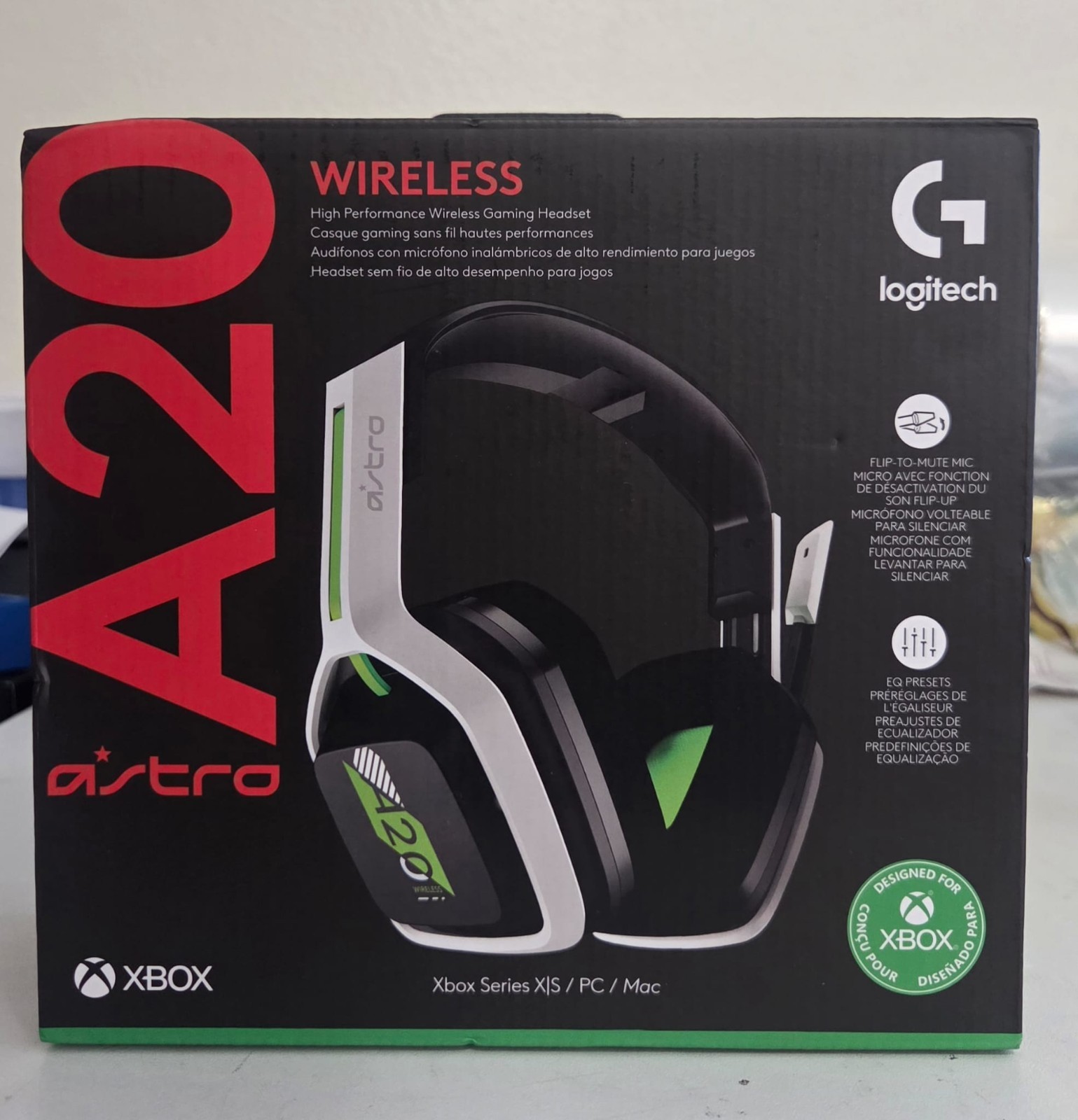 Logitech Xbox Astro A20 Wireless Gaming Headset – New
