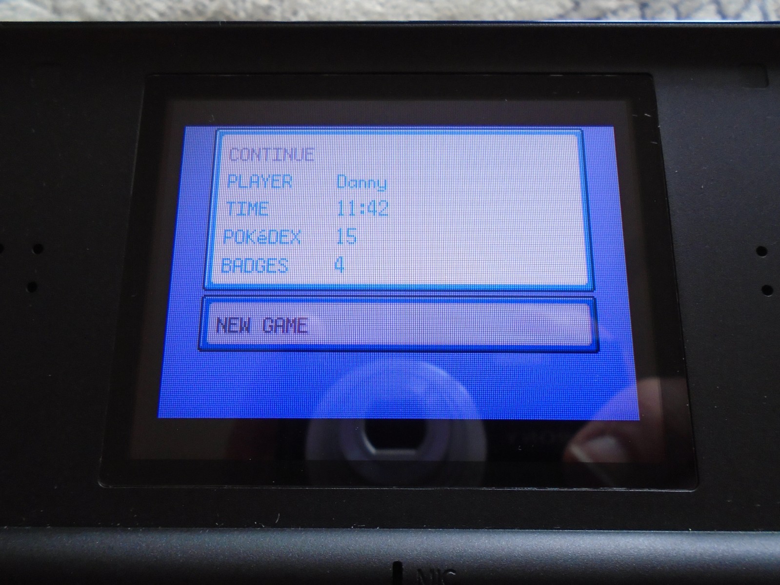 Nintendo DS Lite Blue/Black Console USG-001 w/ Pokémon games GBA USA SEE VIDEO!