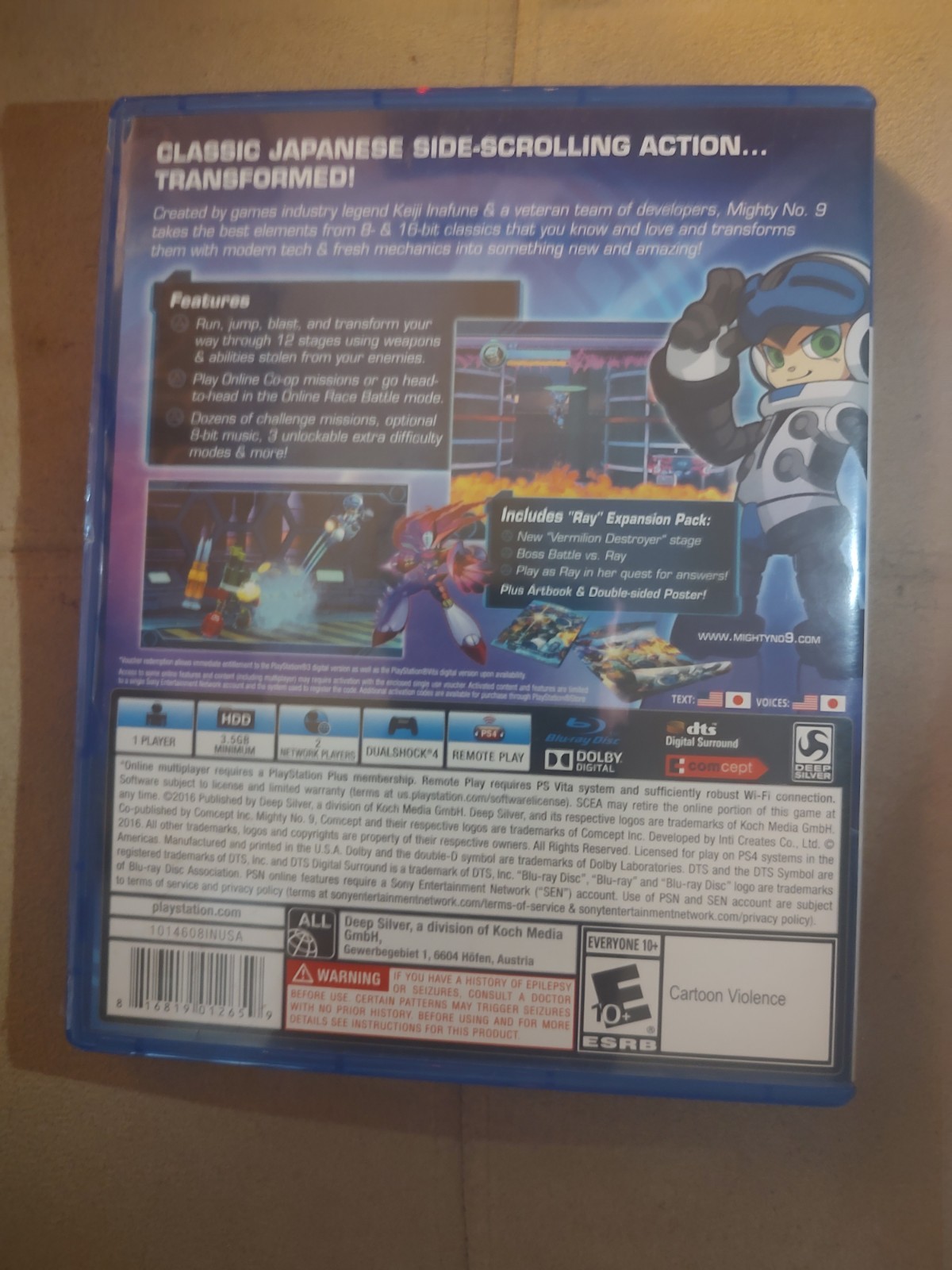 MEGA MAN 11 30 YEAR COLLECORS EDITION STRATEGY GUIDE PS4 MIGHTY NO 9 POSTER