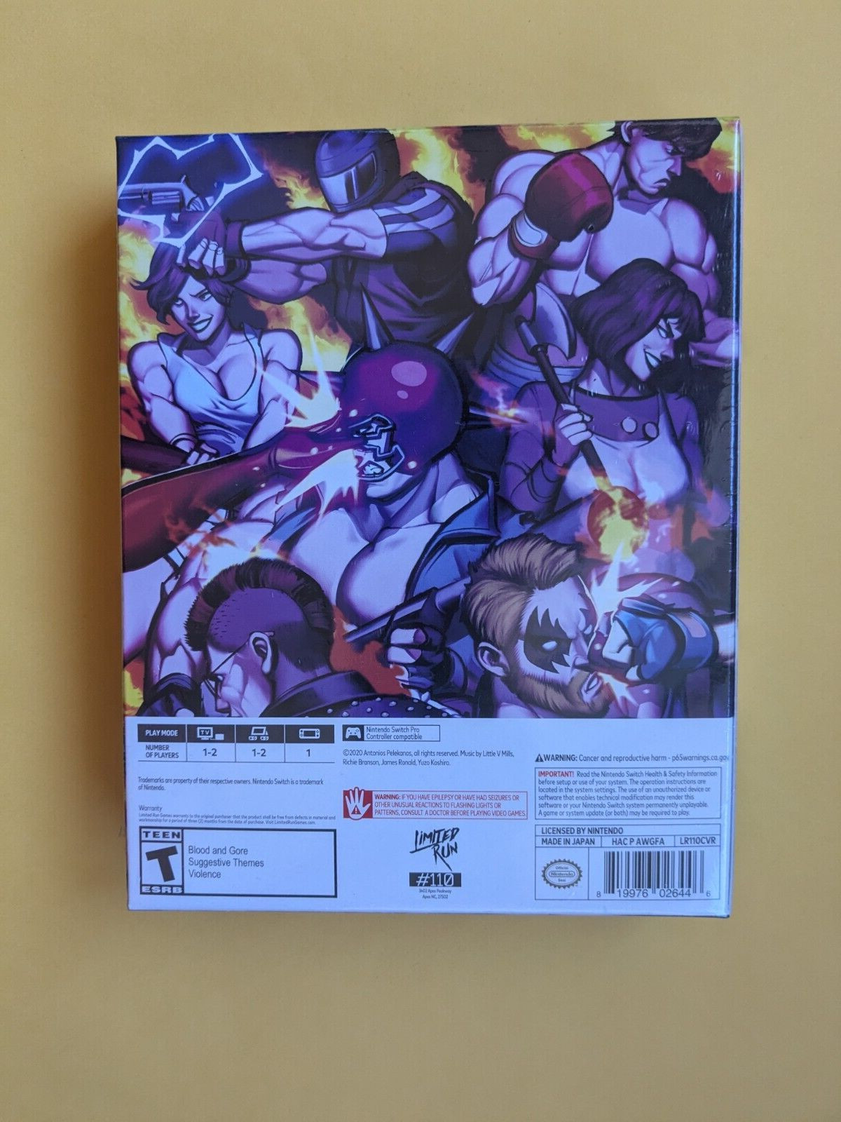 Switch Limited Run #110: The TakeOver Collector’s Edition SEALED NEVER OPENED