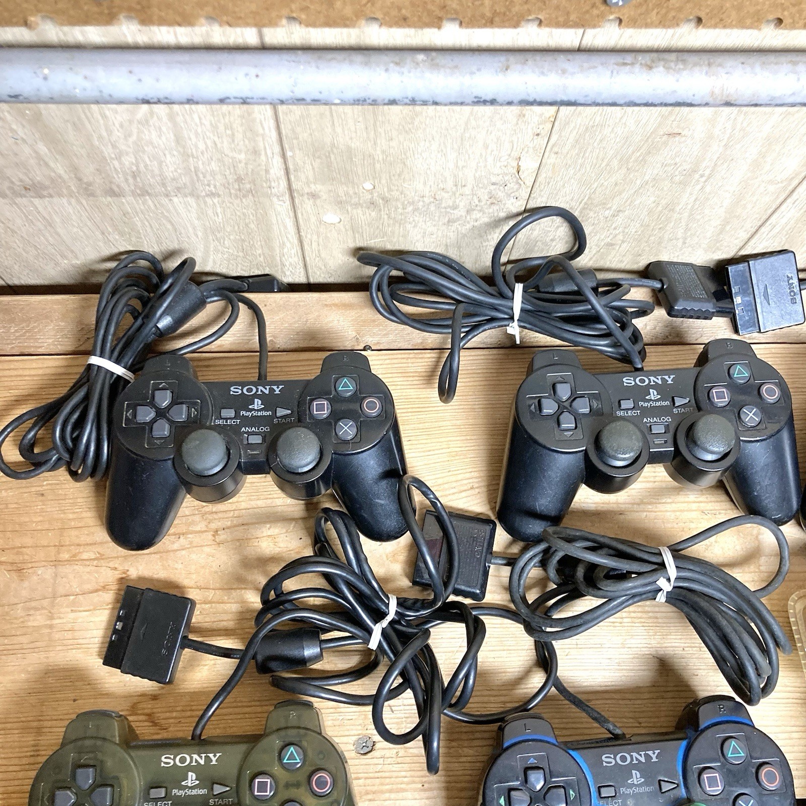 Lot Of Sony PlayStation PS1 PS2 PS3 Controllers Xbox OEM 3rd Party – UNTESTED
