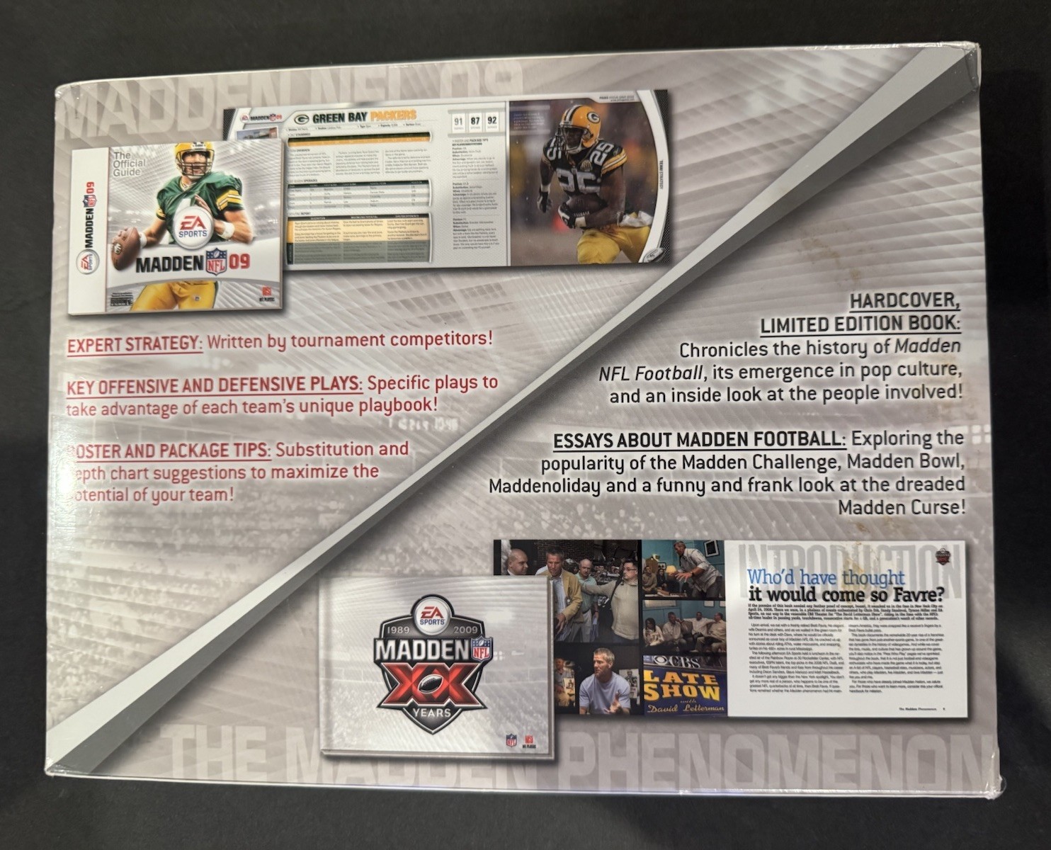 Madden 09 Limited Edition Bundle Prima Official Game Guide – Sealed- FREE SHIP!!