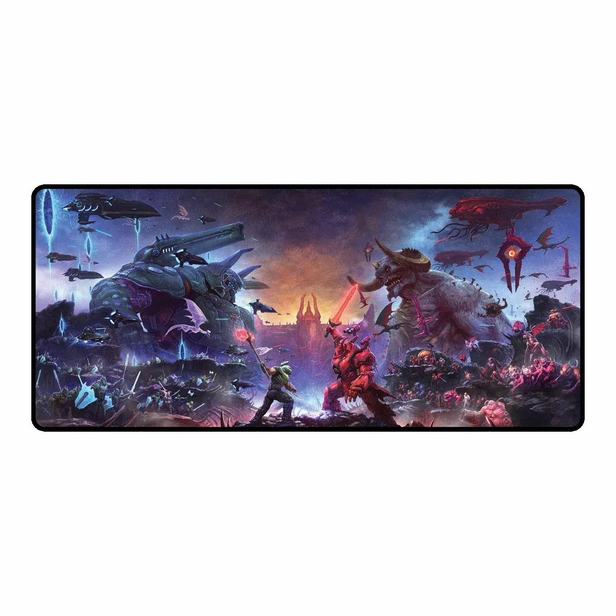 DOOM Eternal Keyboard Mat & Mousepad The Ancient Gods Keyart PS4 PS5 Xbox One