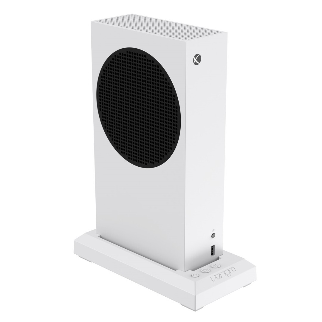 Venom Multi-Color LED RGB Light-up Console Stand- White (Xbox Series X) VS3510