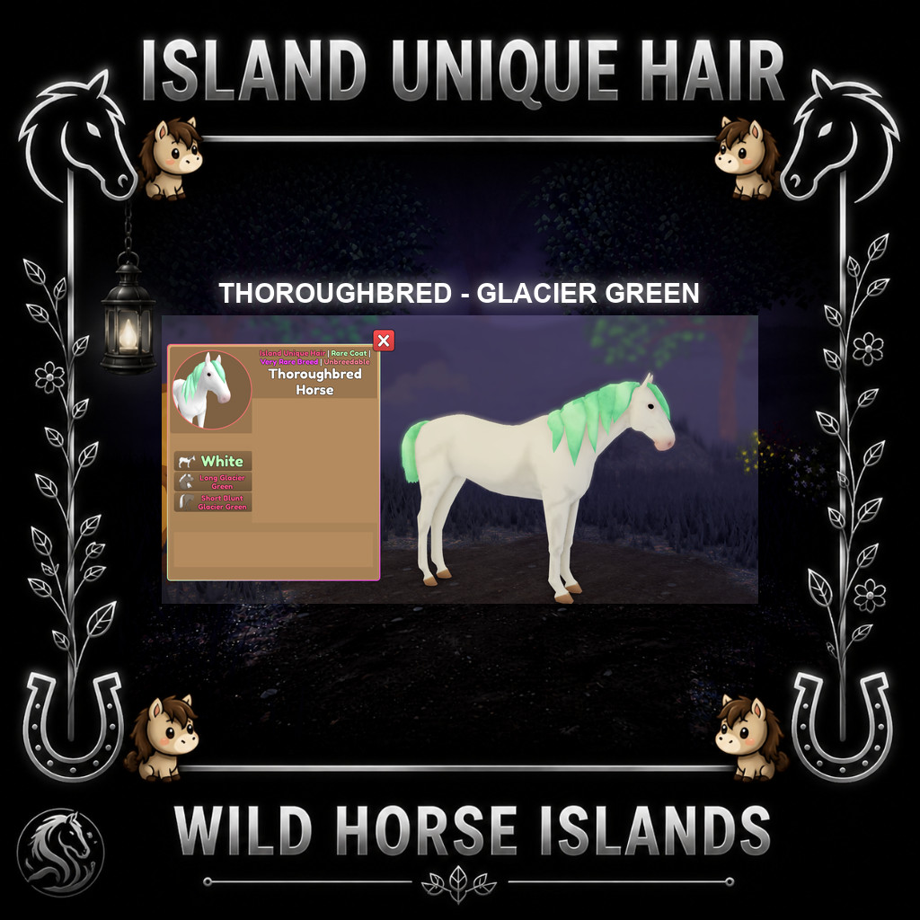 Wild Horse Islands – Thoroughbred – TB RCS IUH Unique Hair Choose (Read Descri)