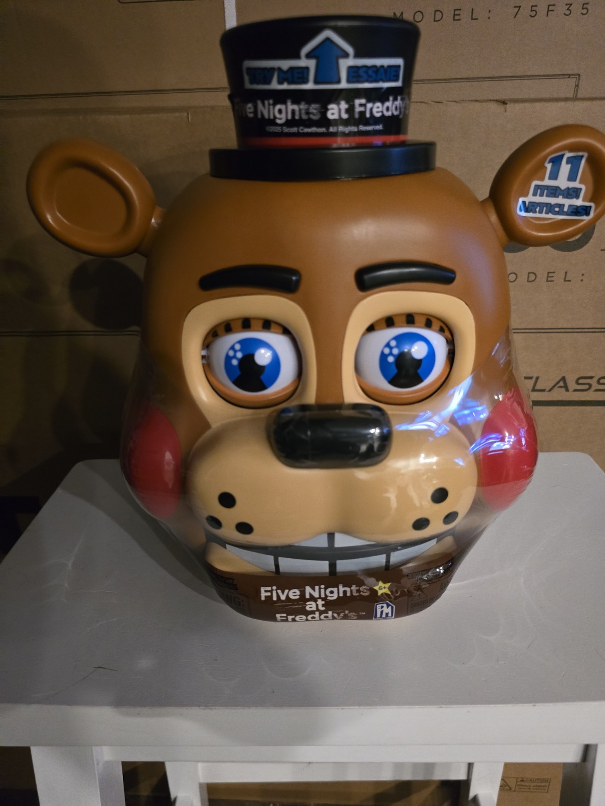 Five Nights at Freddy’s Toy Freddy Collector Bundle Head Walmart Exclusive FNAF