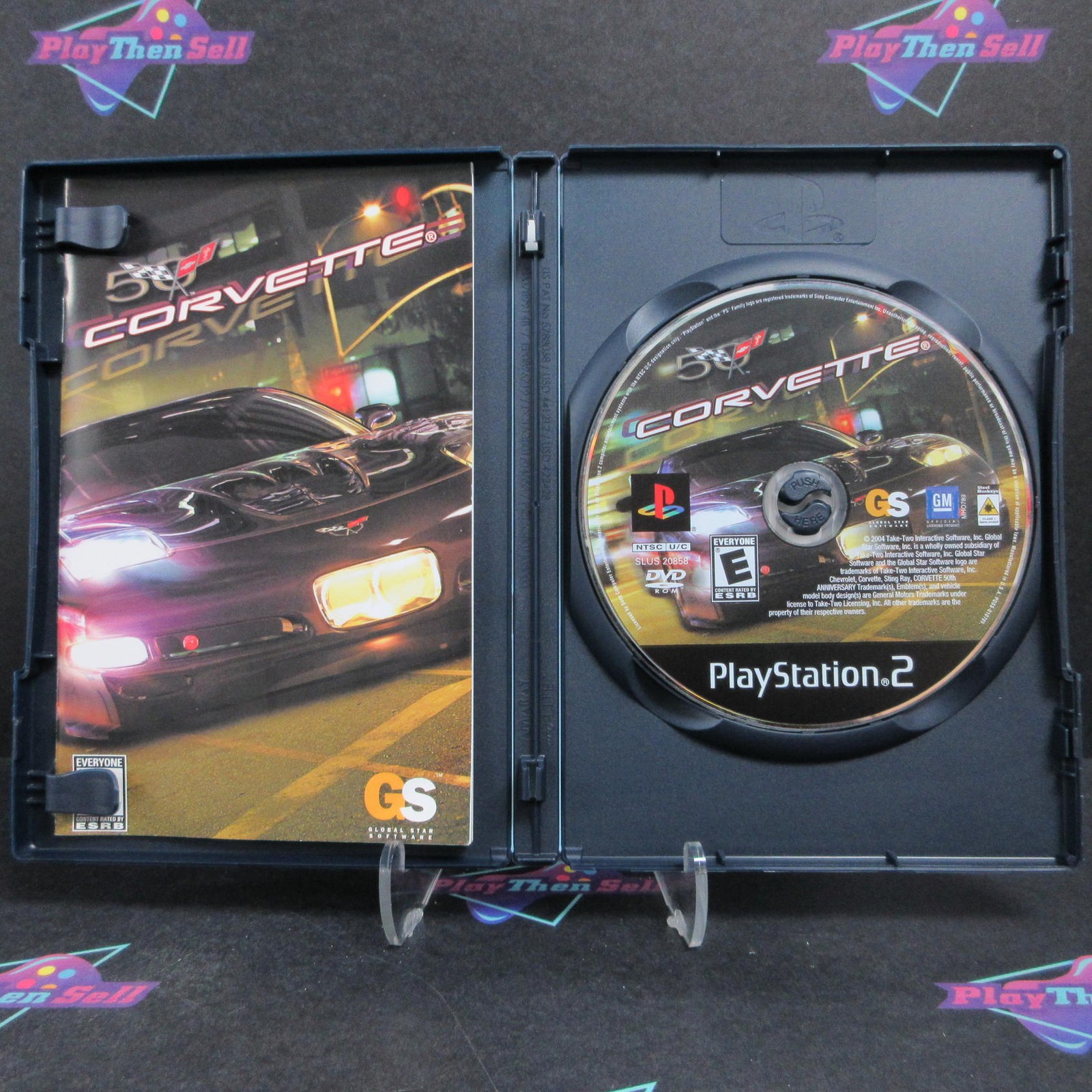 Corvette PS2 PlayStation 2 Complete – 1 Year Warranty EX Cond