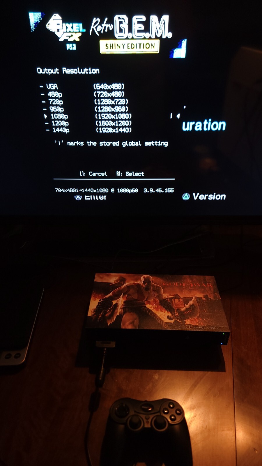 Playstation 2 Retro GEM HDMI Kit Install Service