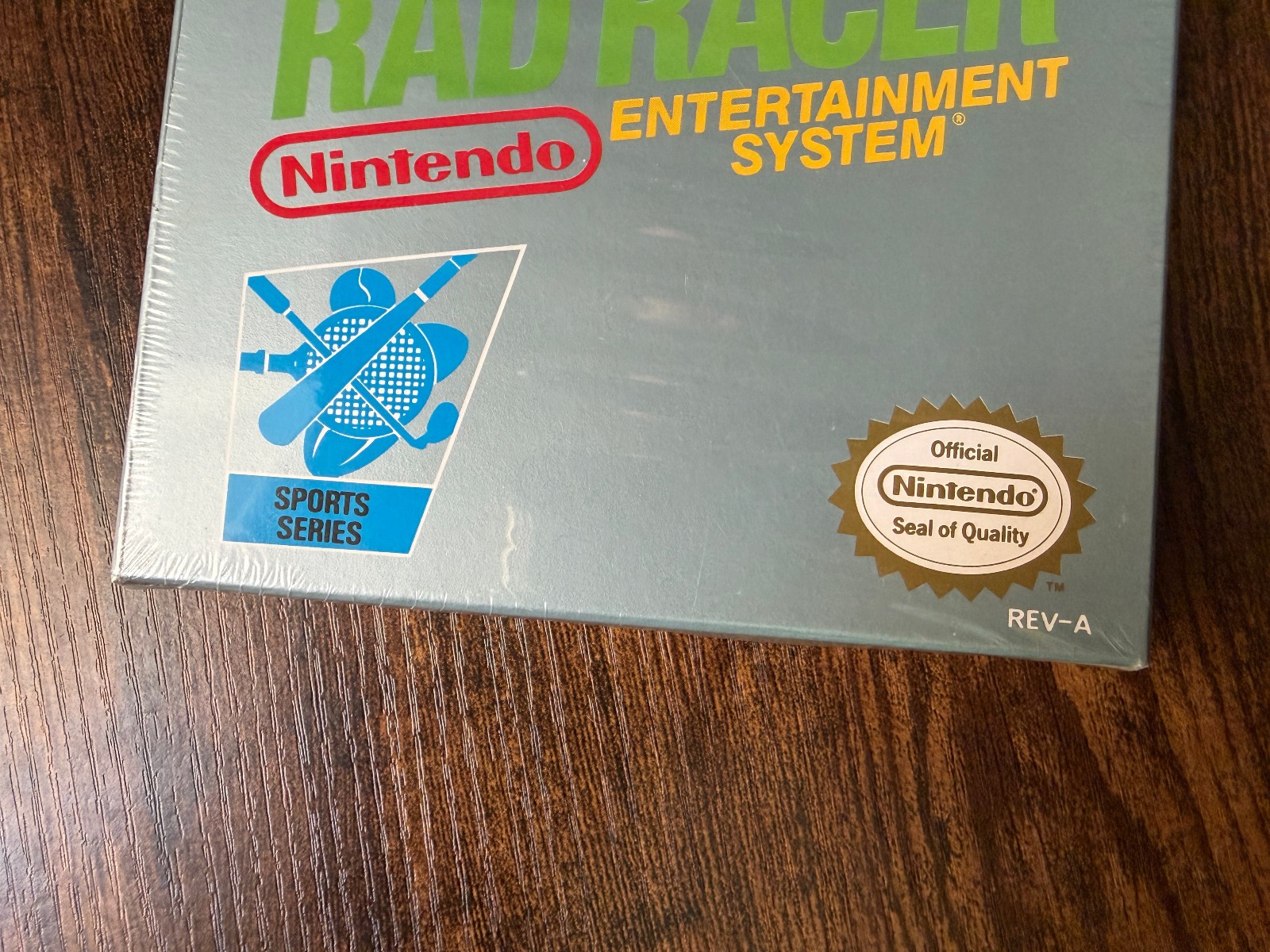 oval seal Rad Racer complete in box nintendo nes w/ 3D Glasses factory MINT