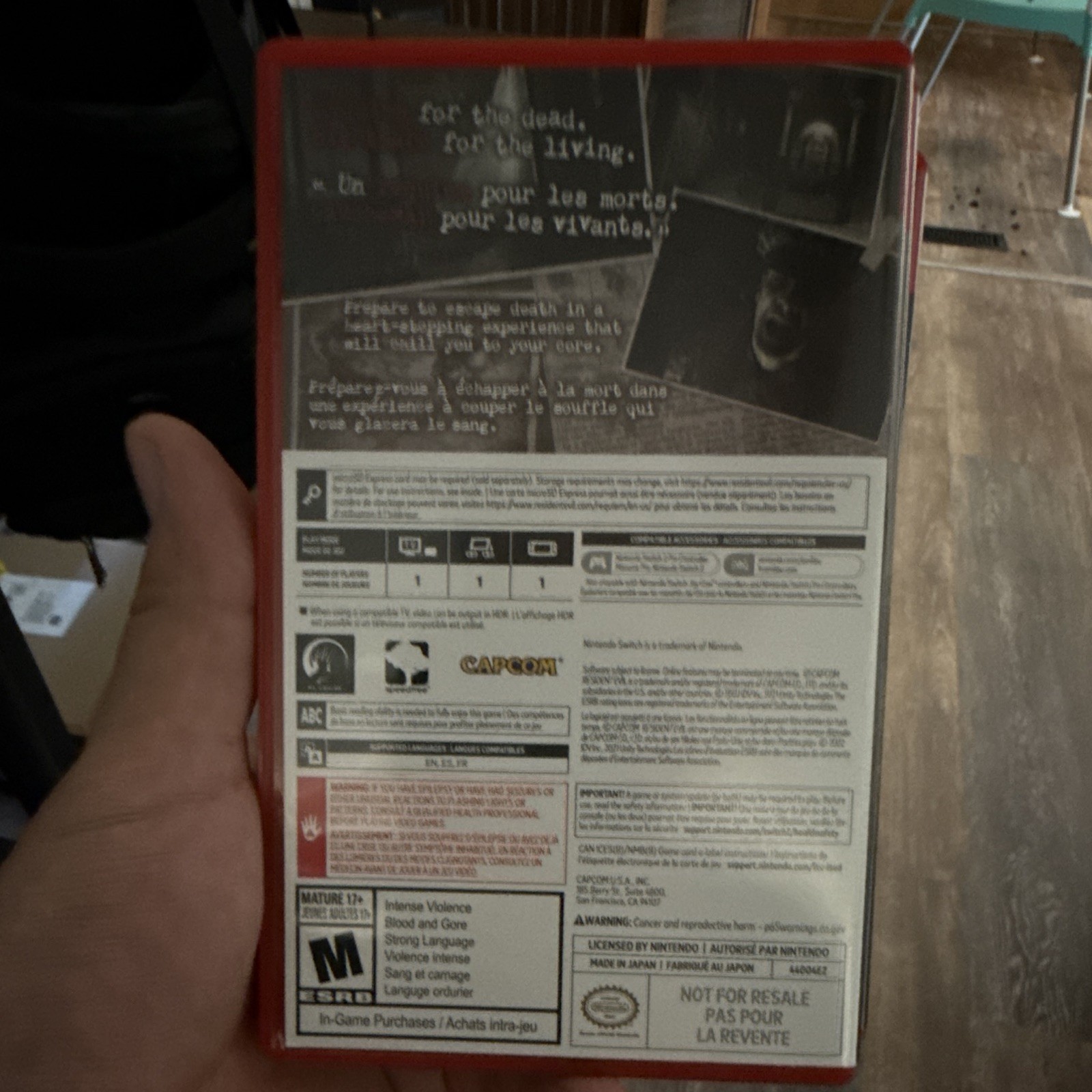 Nintendo Switch 2 Resident Evil Generation Pack Game-Key Cards (NTSC-U/C) 2026