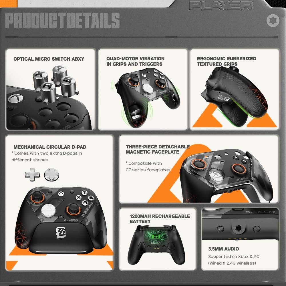 Zenless Zone Zero G7 Pro Controller – High-Performance Gaming with TMR Joysticks