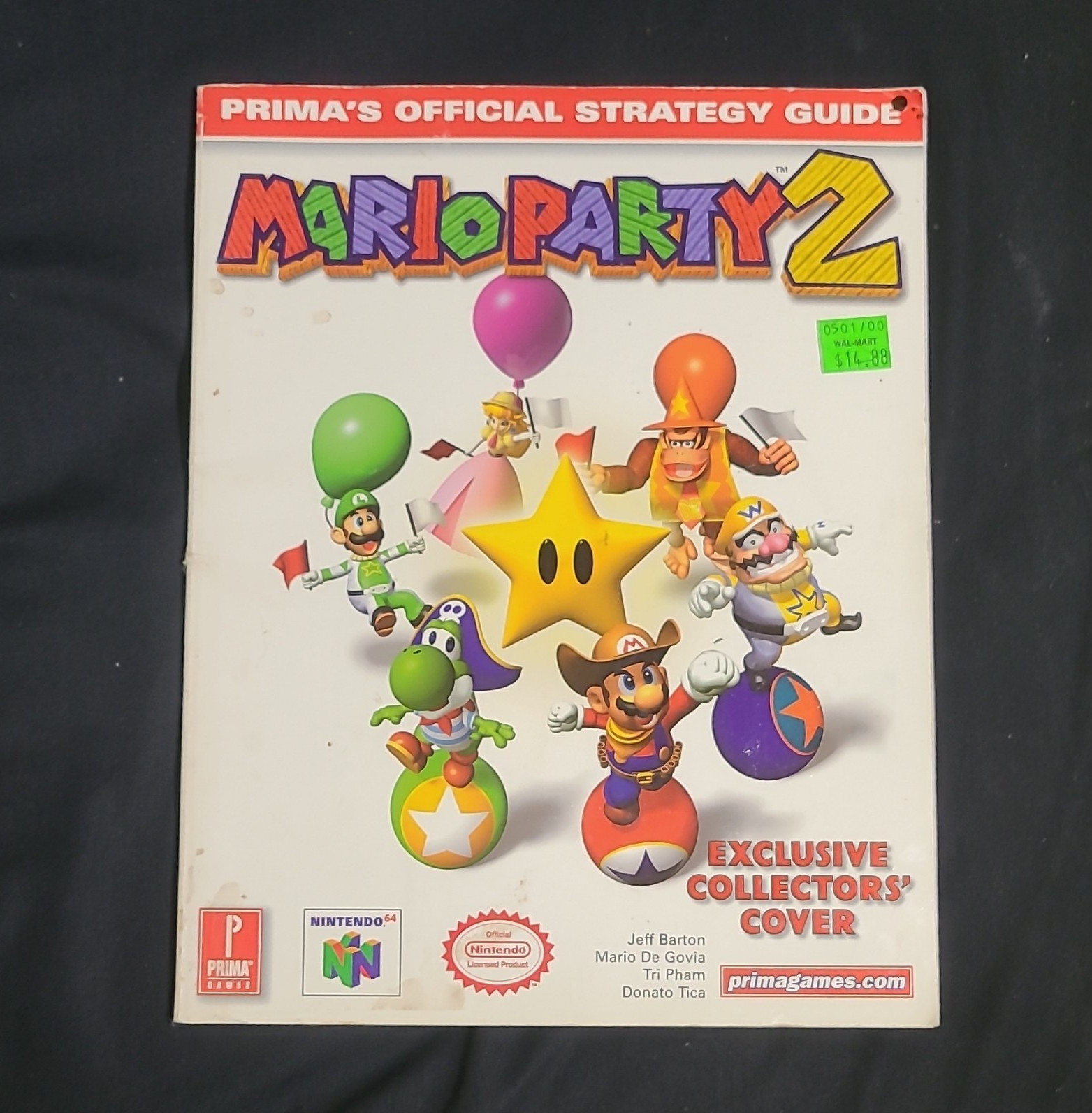 Prima Games Official Strategy Guide Mario Party 2 Exclusive Collectors Cover