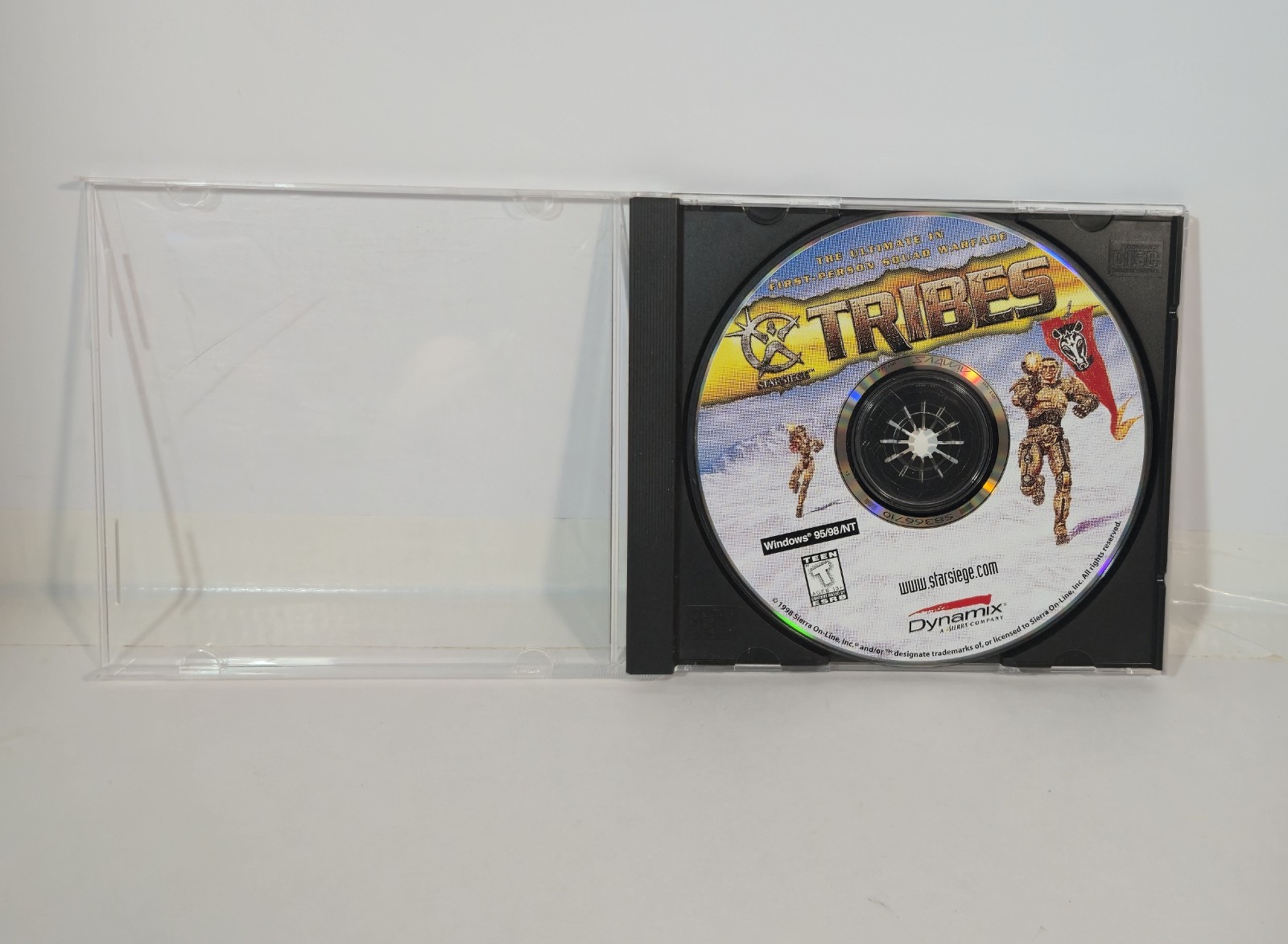 Starsiege Tribes 1998 PC CD-ROM Game. Dynamix Sierra for Windows 95/98/NT4.0