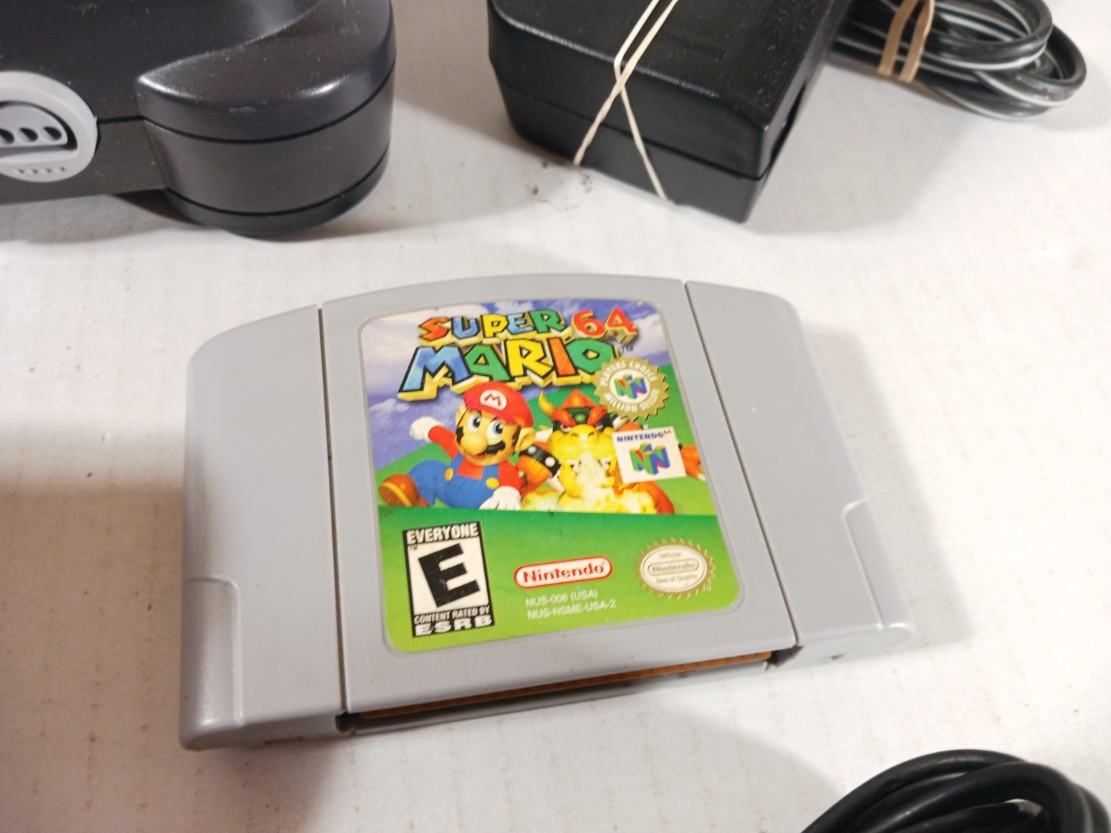 N64 Console Bundle Nintendo 64 Original OEM Set Super Mario 64 Tight Stick