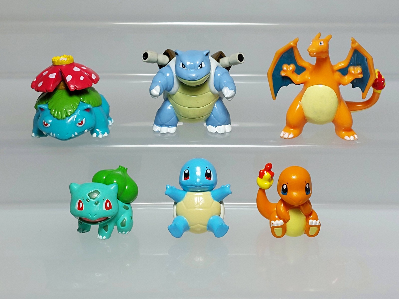 Bulbasaur Venusaur Charizard Pokemon Bikkura Tamago Figure Bandai T07 0.8-1.7in