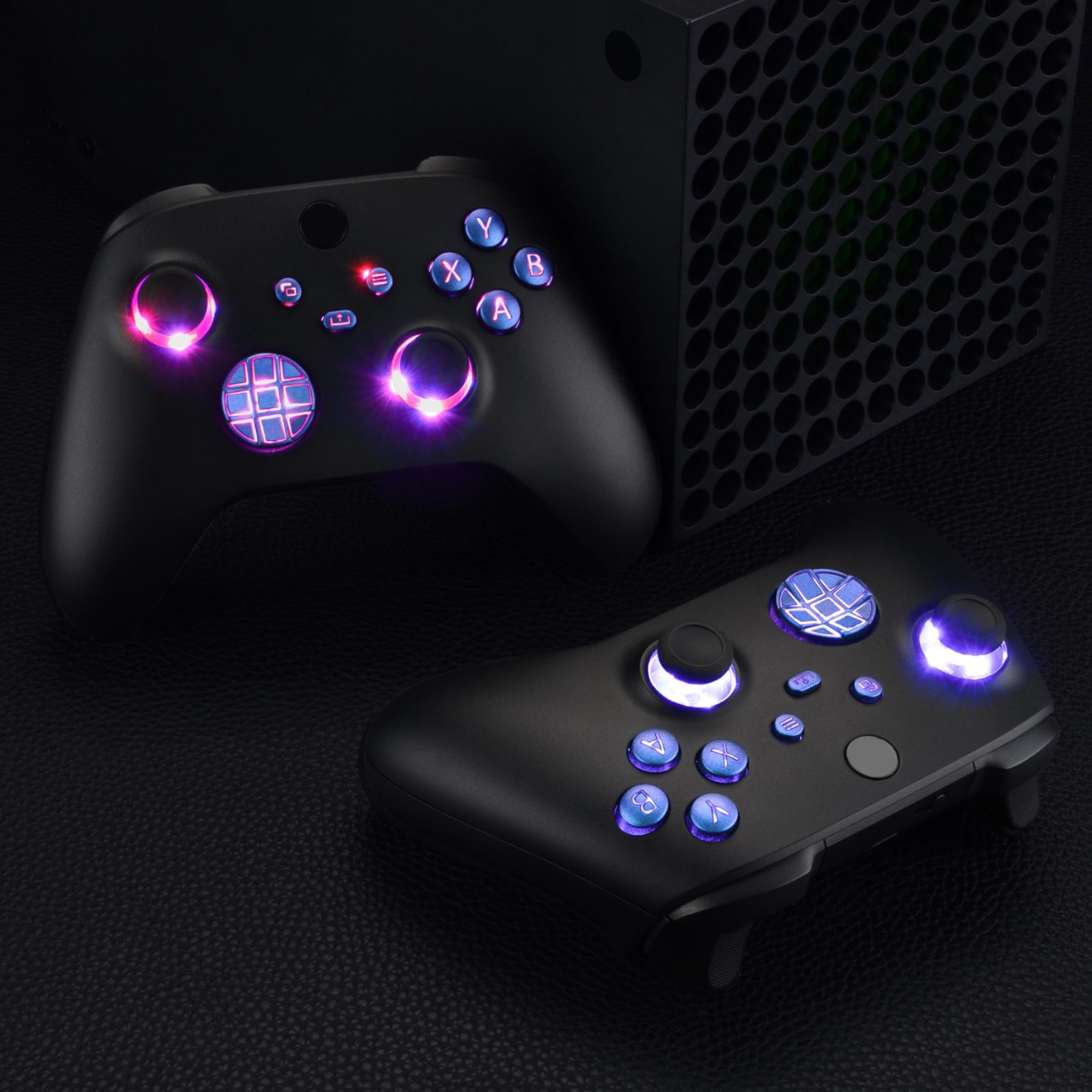 Multi-Colors D-pad Thumbsticks ABXY Buttons LED for Xbox Series X/S Controller
